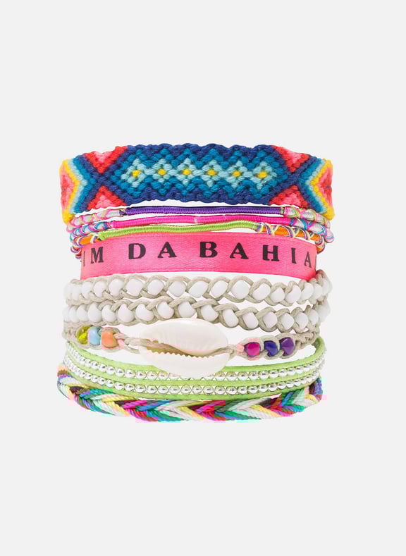Manchette bracelet multiliens brésiliens version 01 Doré by HIPANEMA HIPANEMA Manchette bracelet multiliens brésiliens version 01 Doré