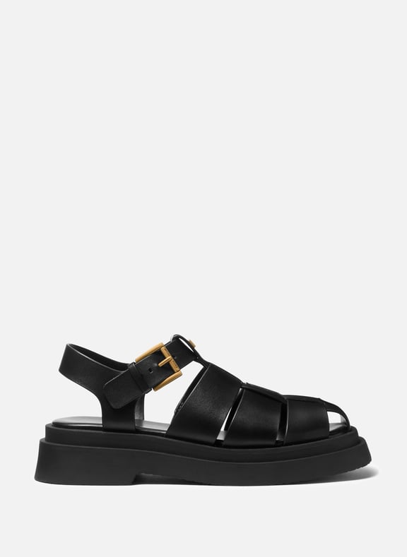 Sandales style pêcheur Indy Noir by MICHAEL KORS MICHAEL KORS Sandales style pêcheur Indy Noir