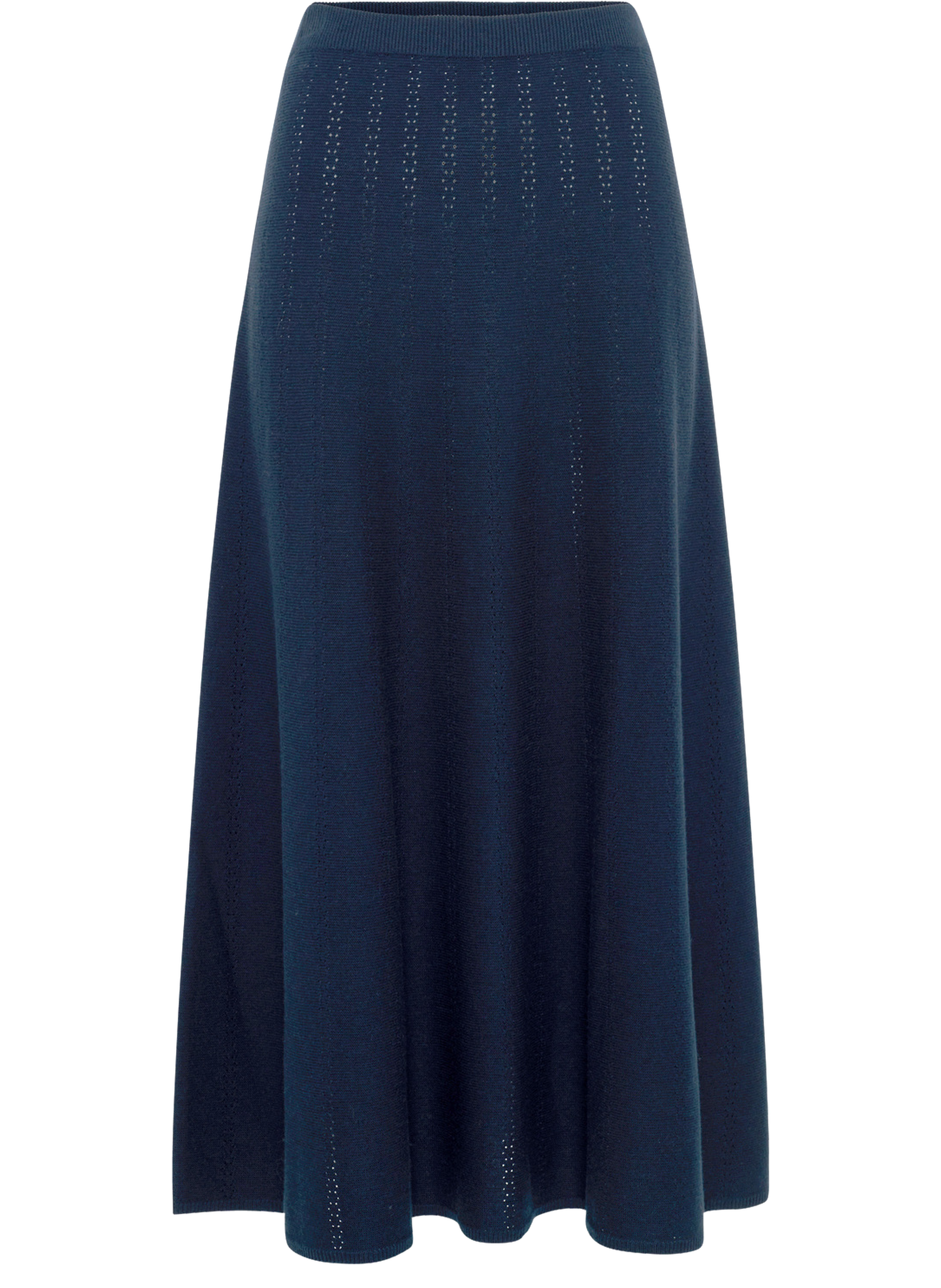Jupe mi-longue en maille - bia GERARD DAREL Bleu