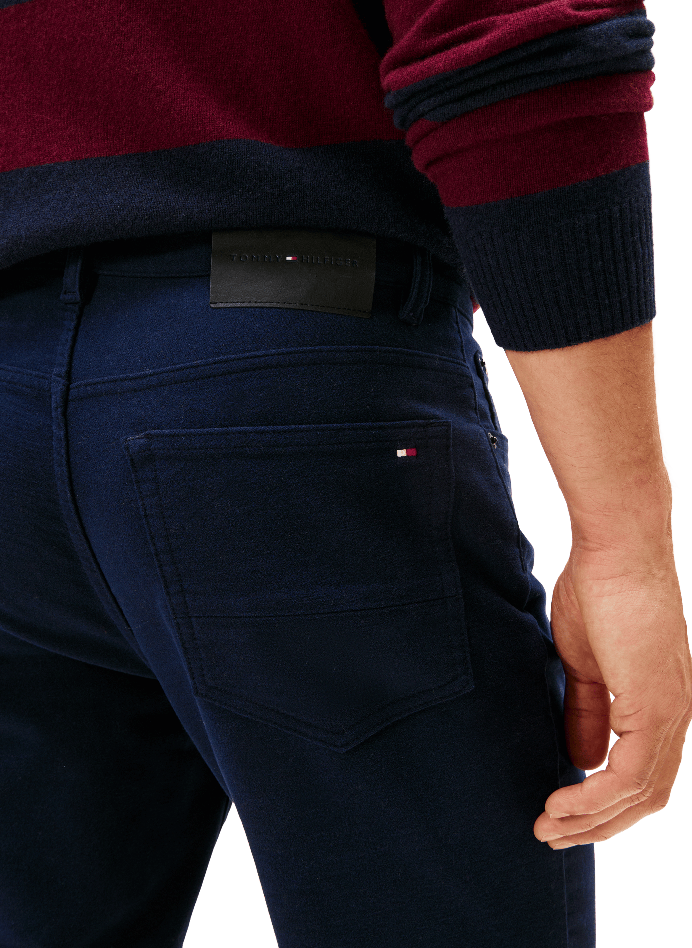 Denton straight pants TOMMY HILFIGER Blue