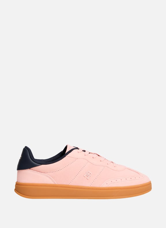 Leather sneakers Pink by TOMMY HILFIGER TOMMY HILFIGER Leather sneakers Pink
