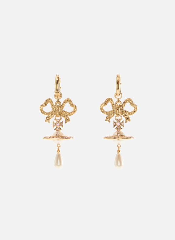 Rigoberta pearl earrings Golden by VIVIENNE WESTWOOD VIVIENNE WESTWOOD Rigoberta pearl earrings Golden