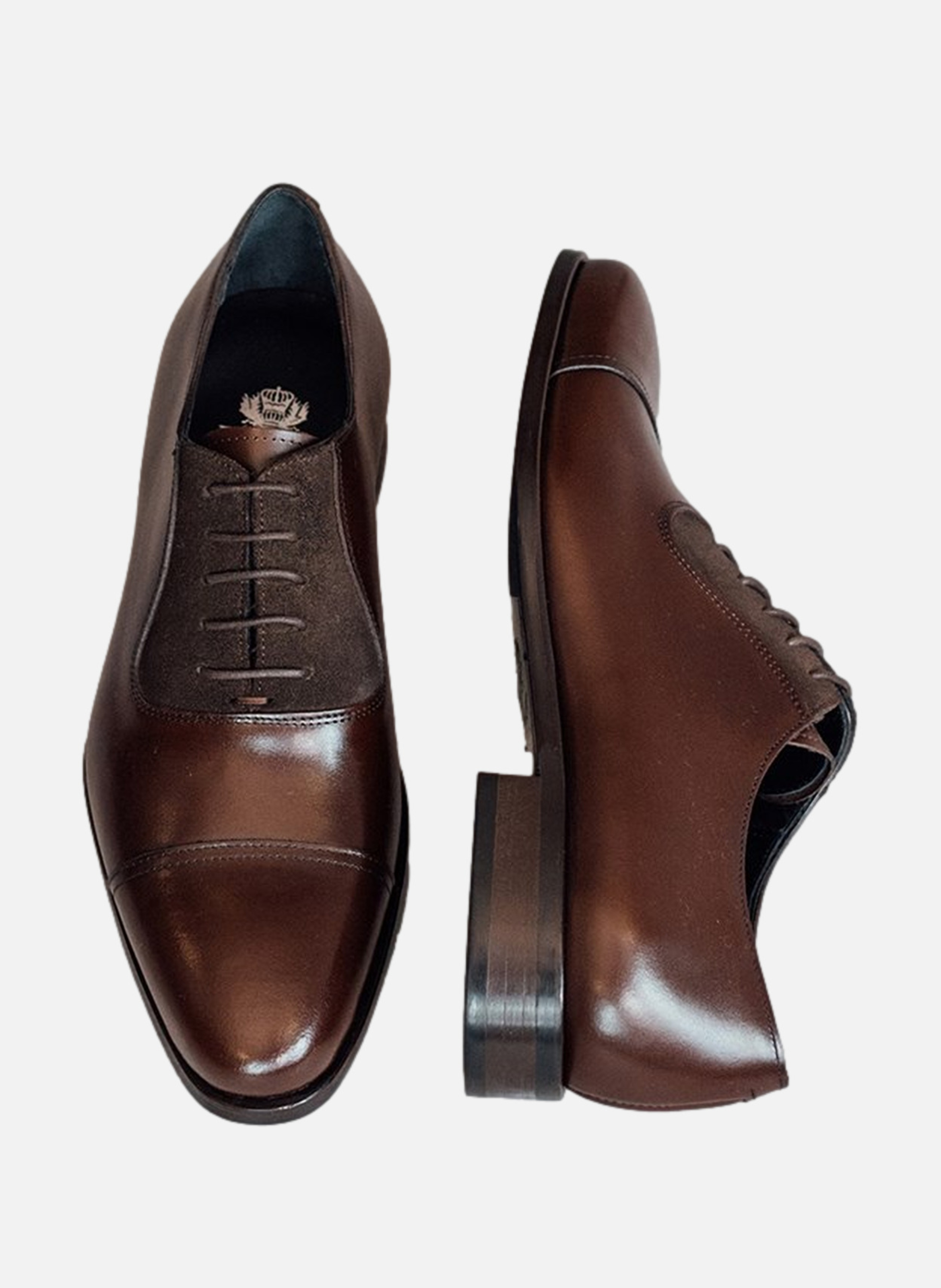 Richelieu cuir heathrow FINSBURY Marron