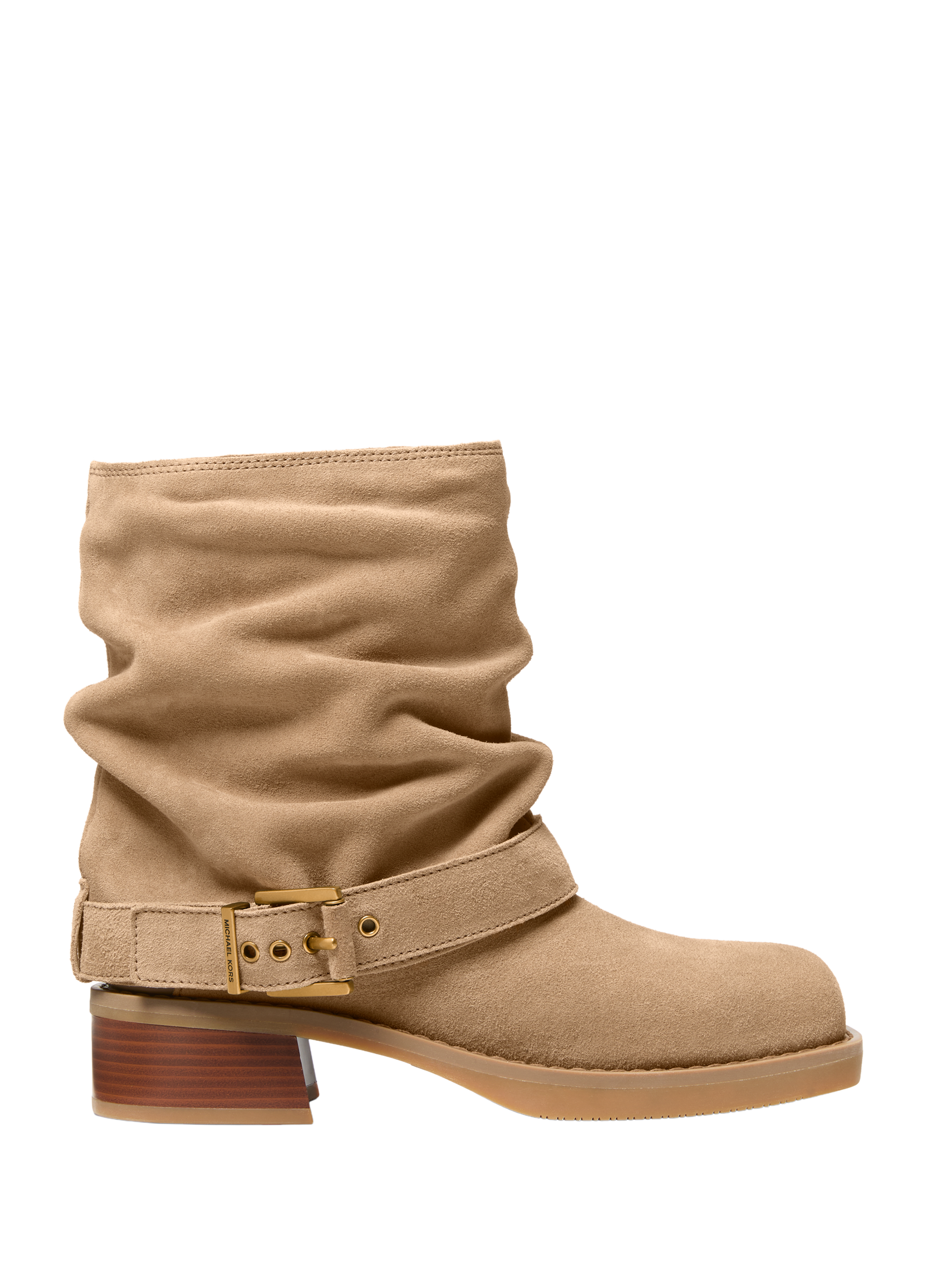 MICHAEL KORS Ankle boots with silver tips Brown