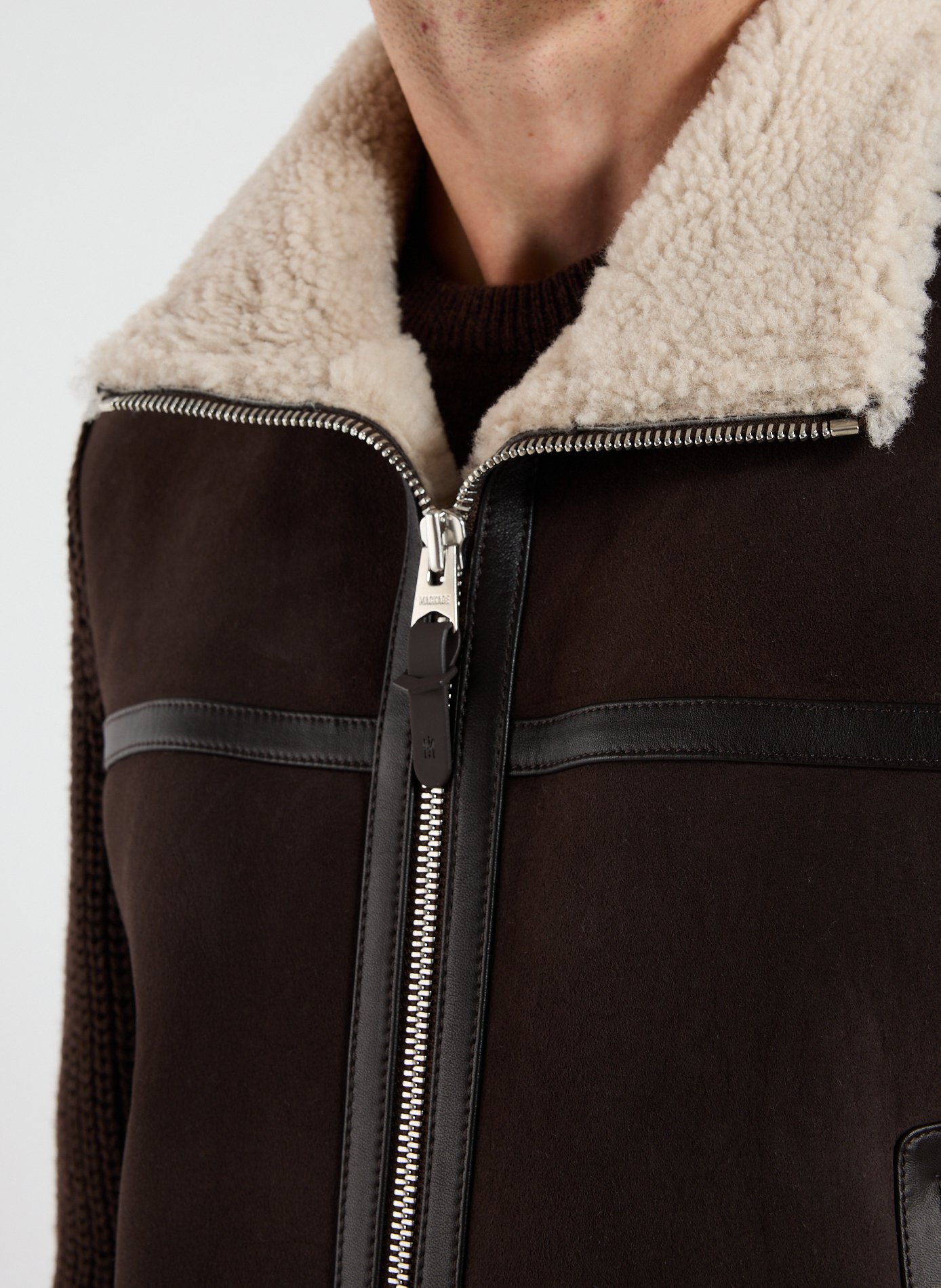 Hands Off umbrella MACKAGE Brown