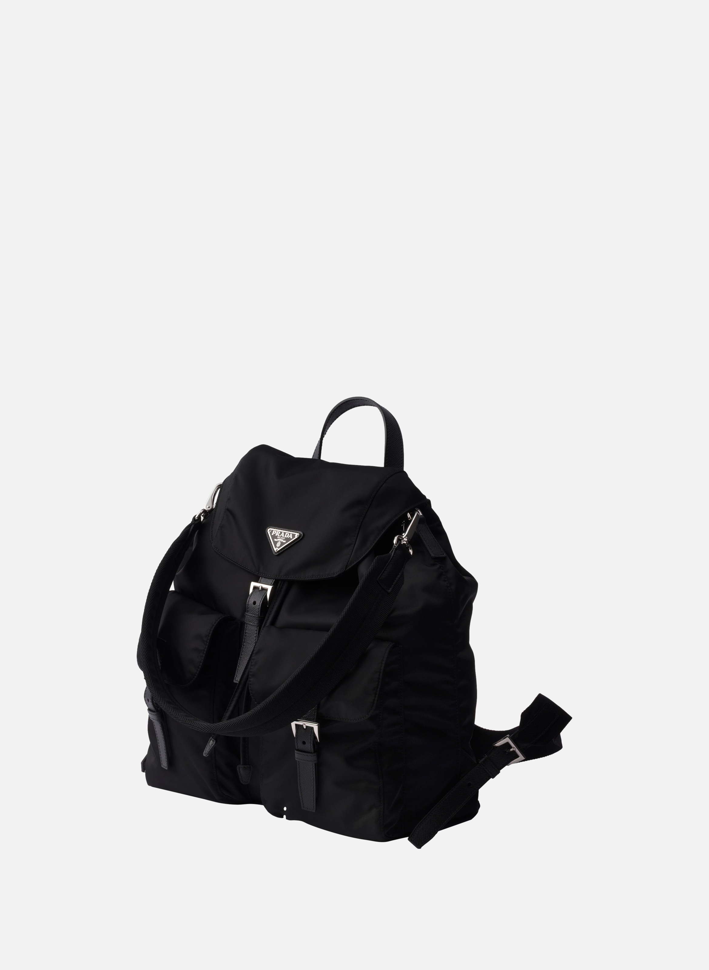 Sac à dos en re-nylon PRADA Noir