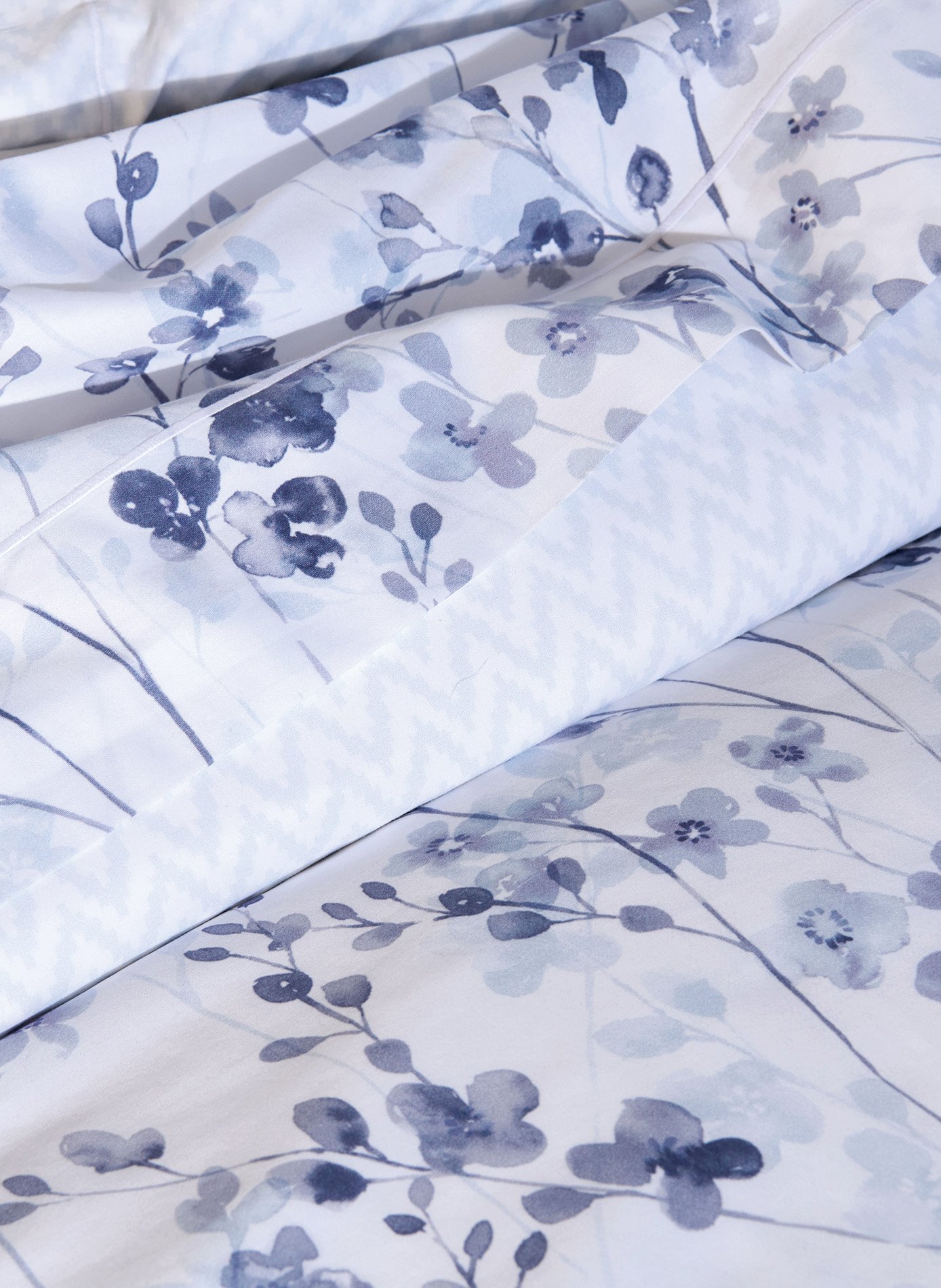 Drap plat calme ANNE DE SOLENE Bleu