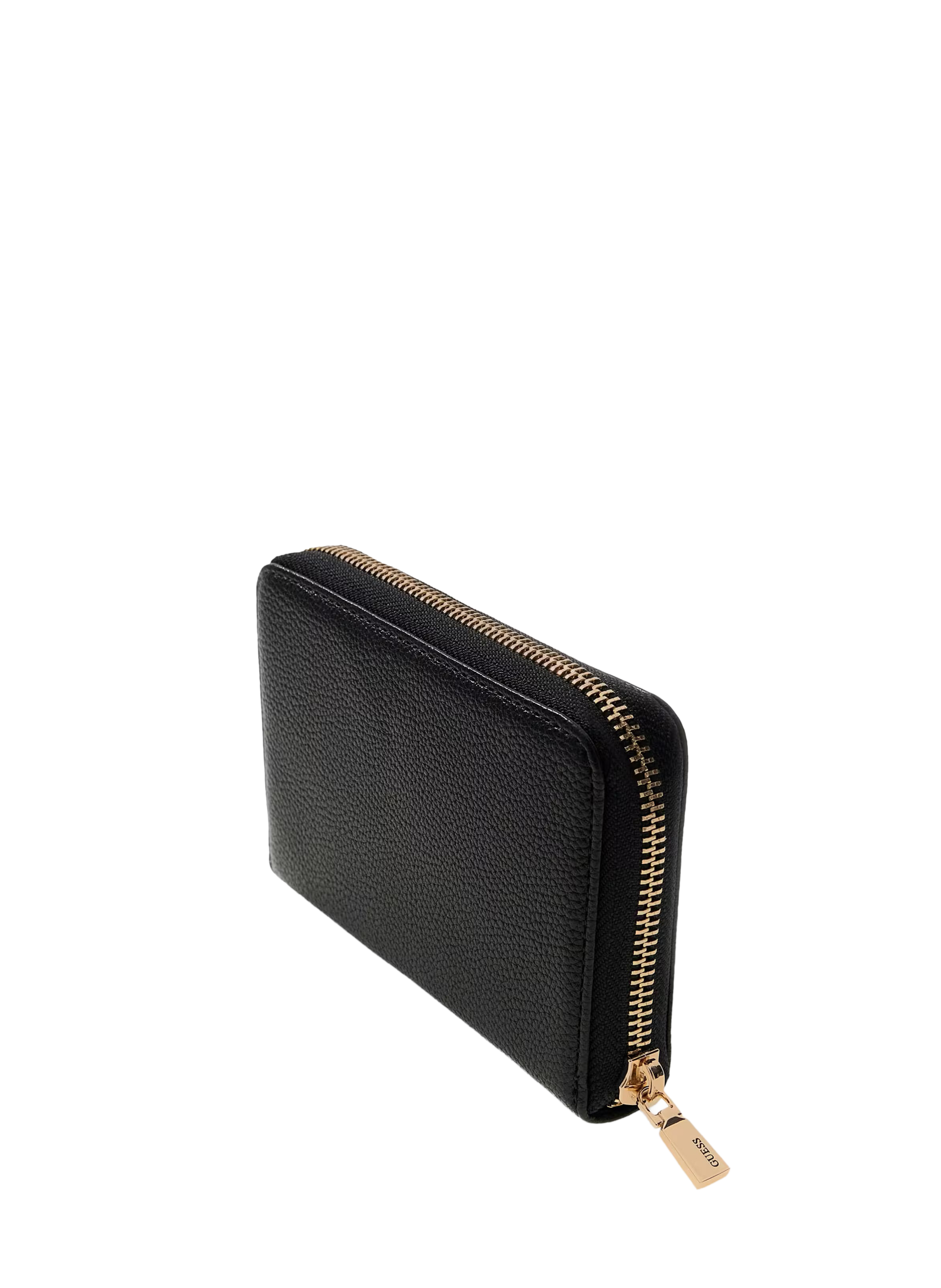 Portefeuille zippé effet cuir GUESS Noir