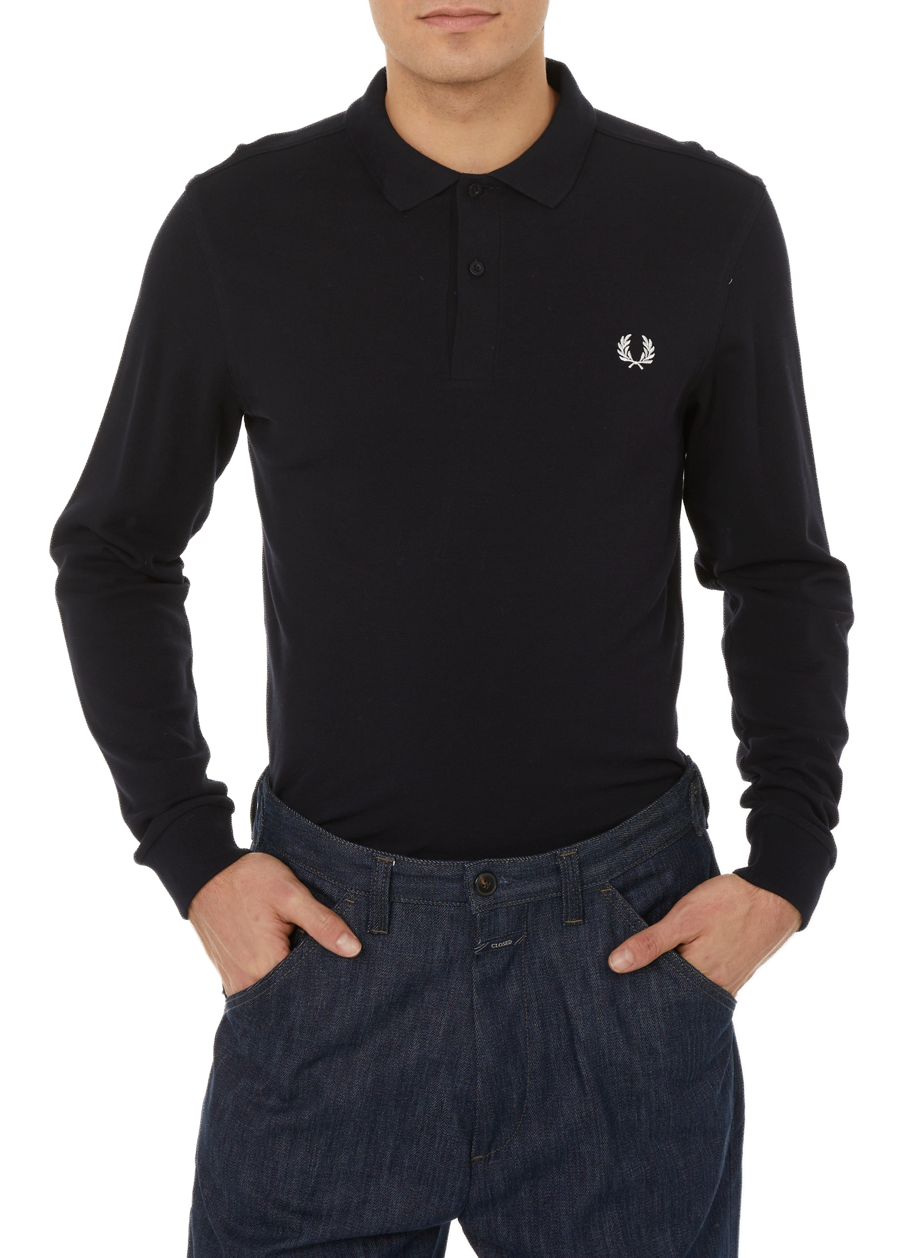 Cotton polo shirt FRED PERRY Black