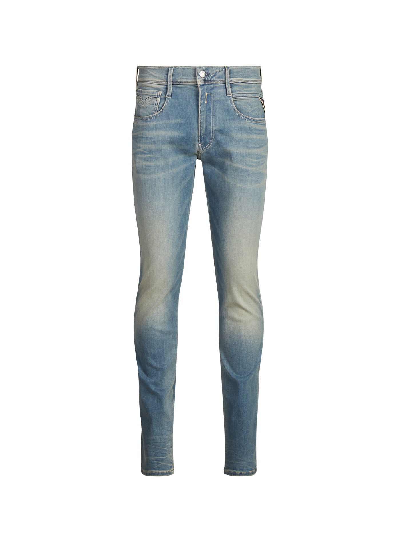 Jean slim en coton mélangé REPLAY Bleu