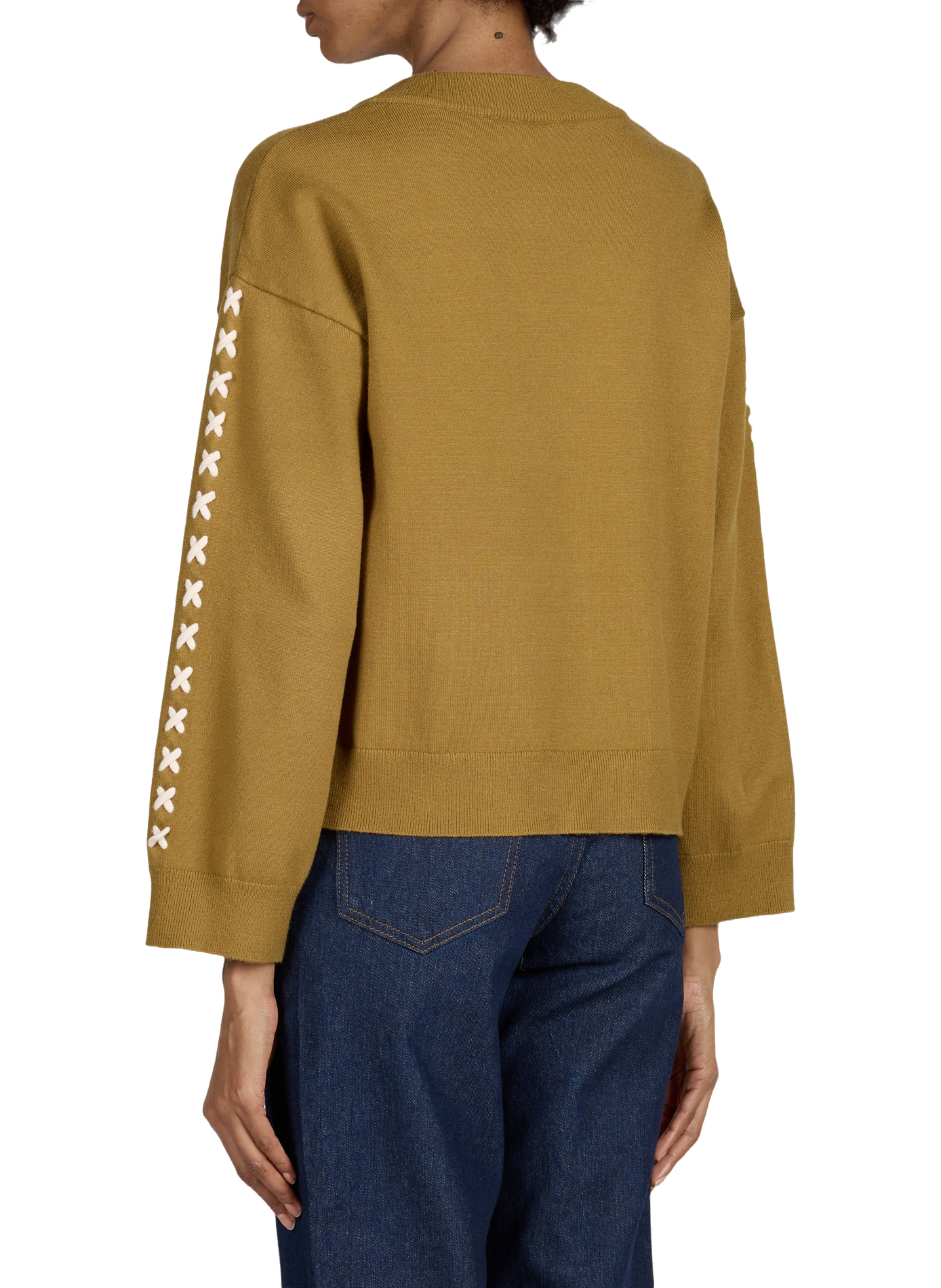 Vikasta V-neck sweater VILA Brown