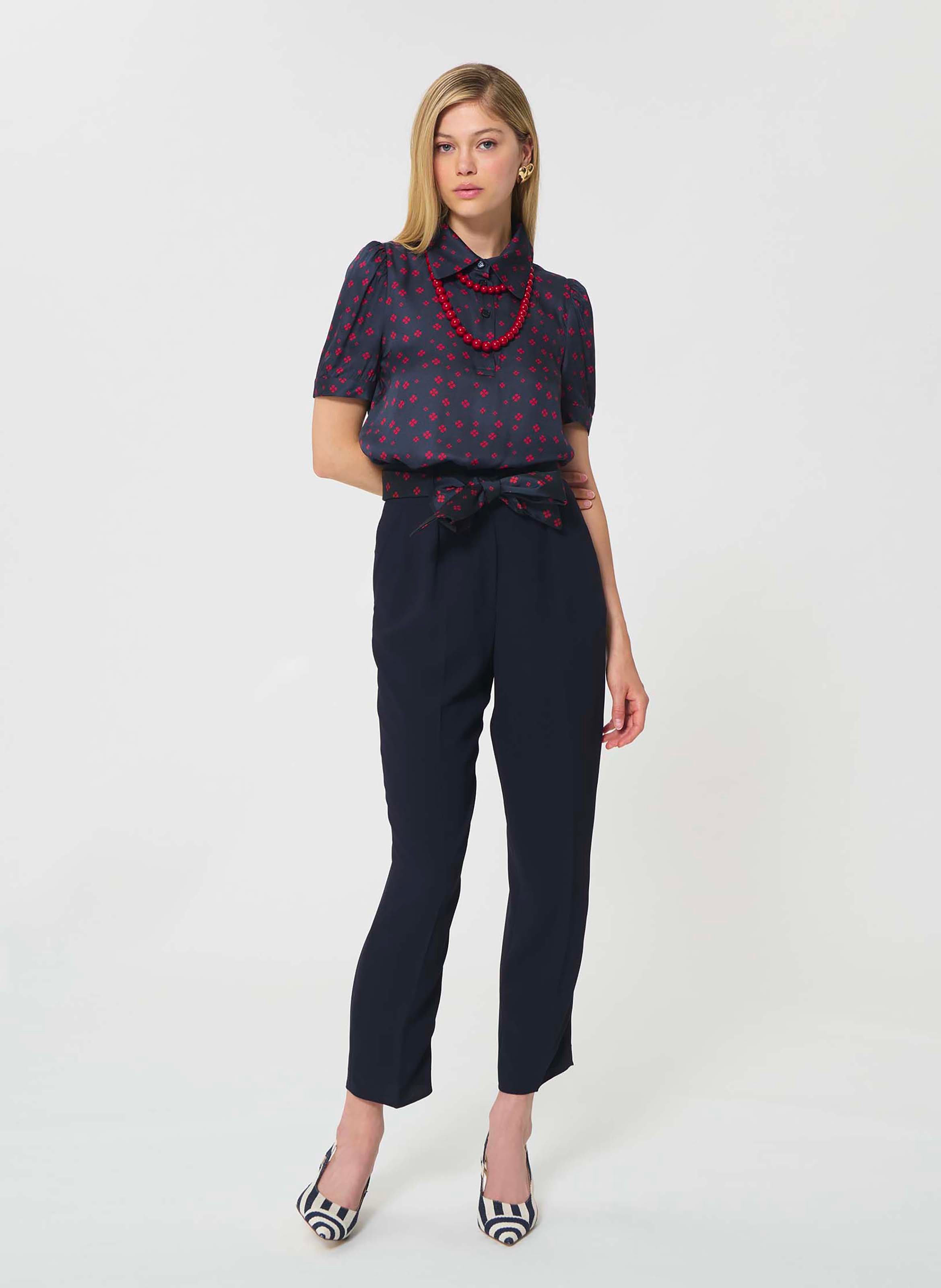 Pantalon paga TARA JARMON Bleu