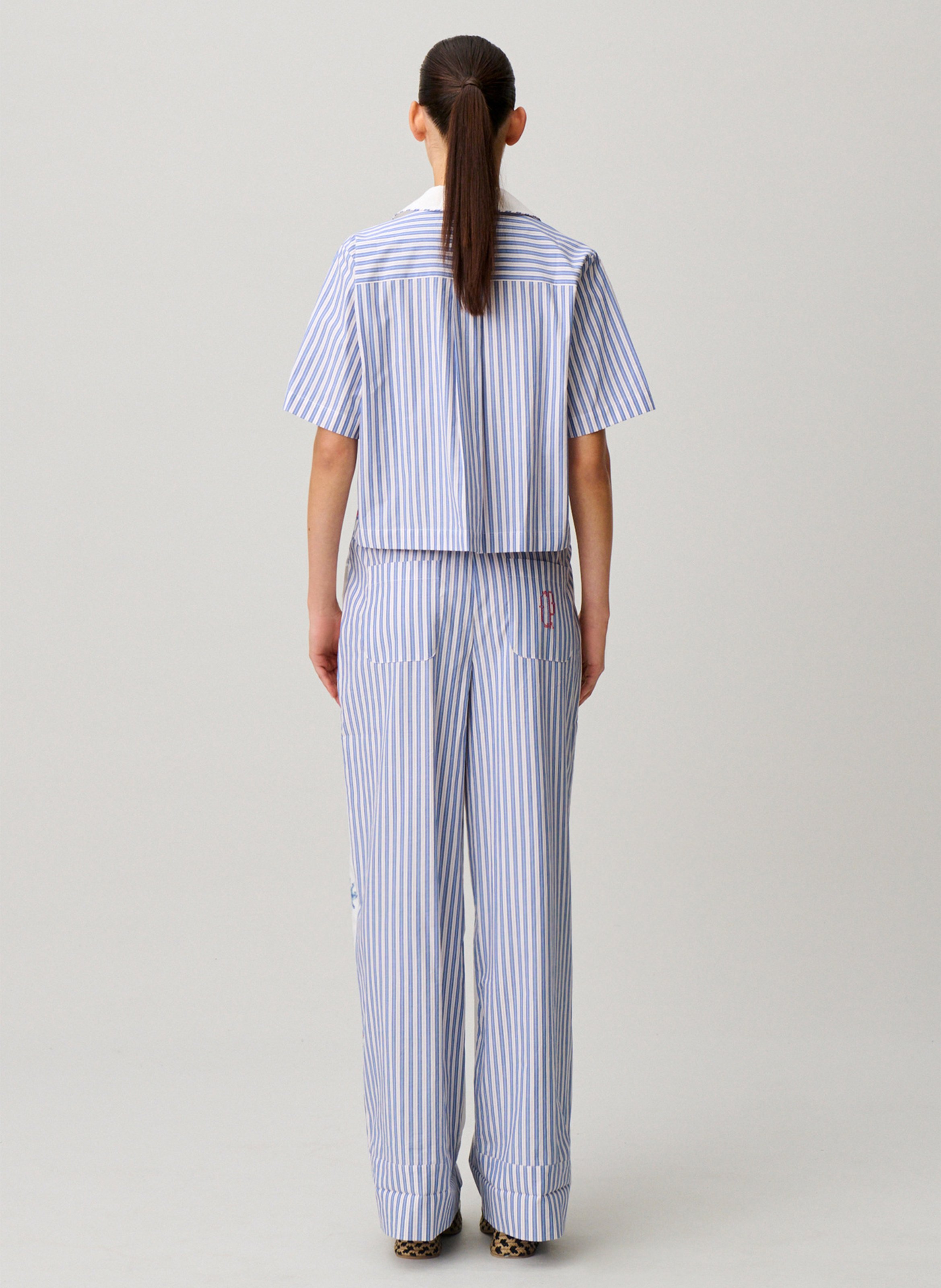 Chemise courte boutonnée imprimée CLAUDIE PIERLOT Multicolore