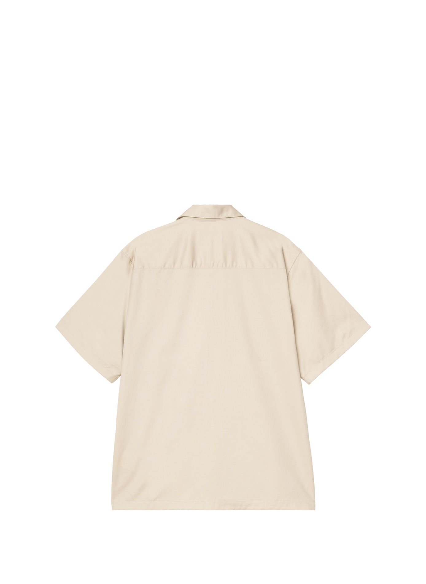 Chemise manches courtes broderie logo CARHARTT WIP Beige