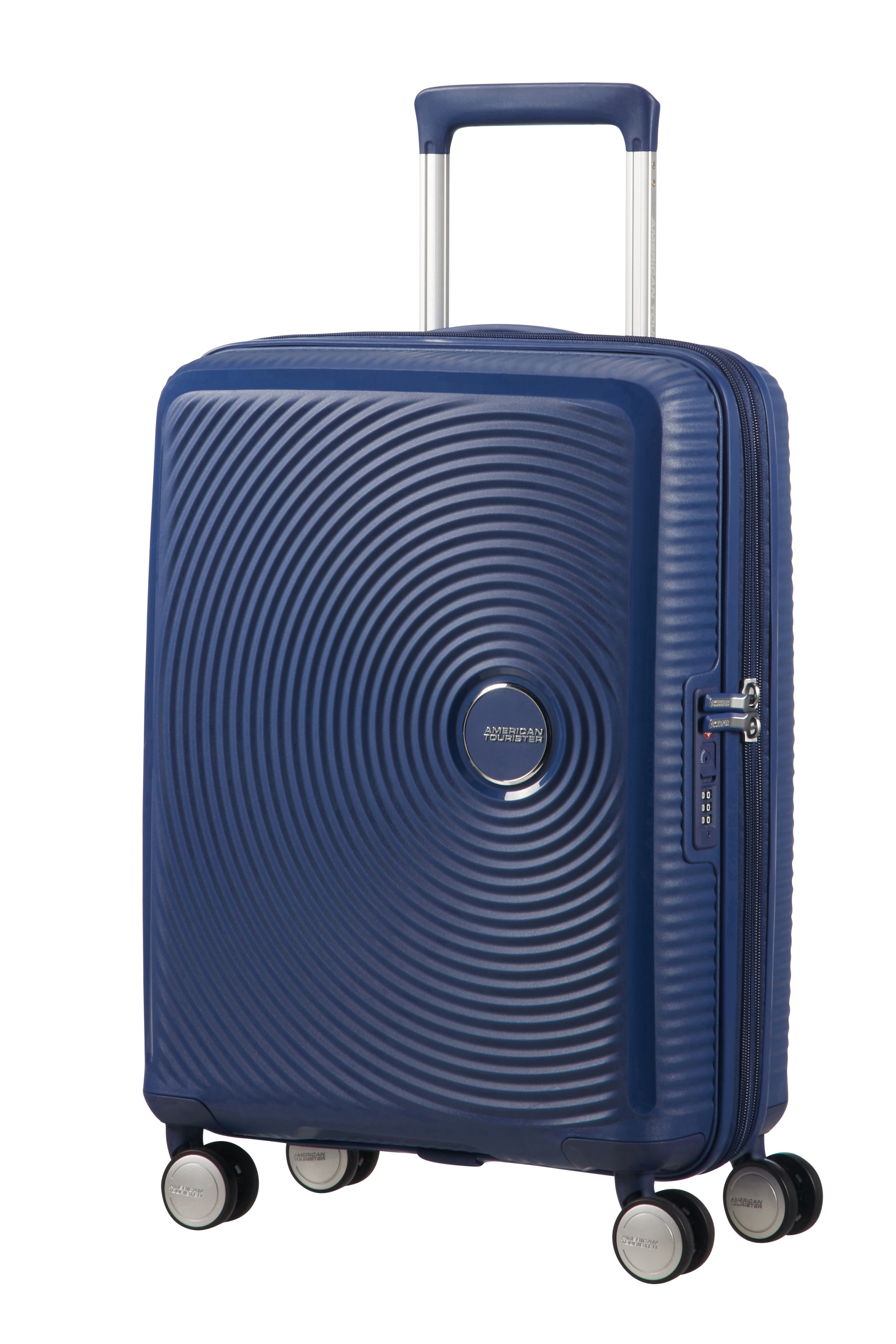 Soundbox valise 4 roues taille s AMERICAN TOURISTER Bleu
