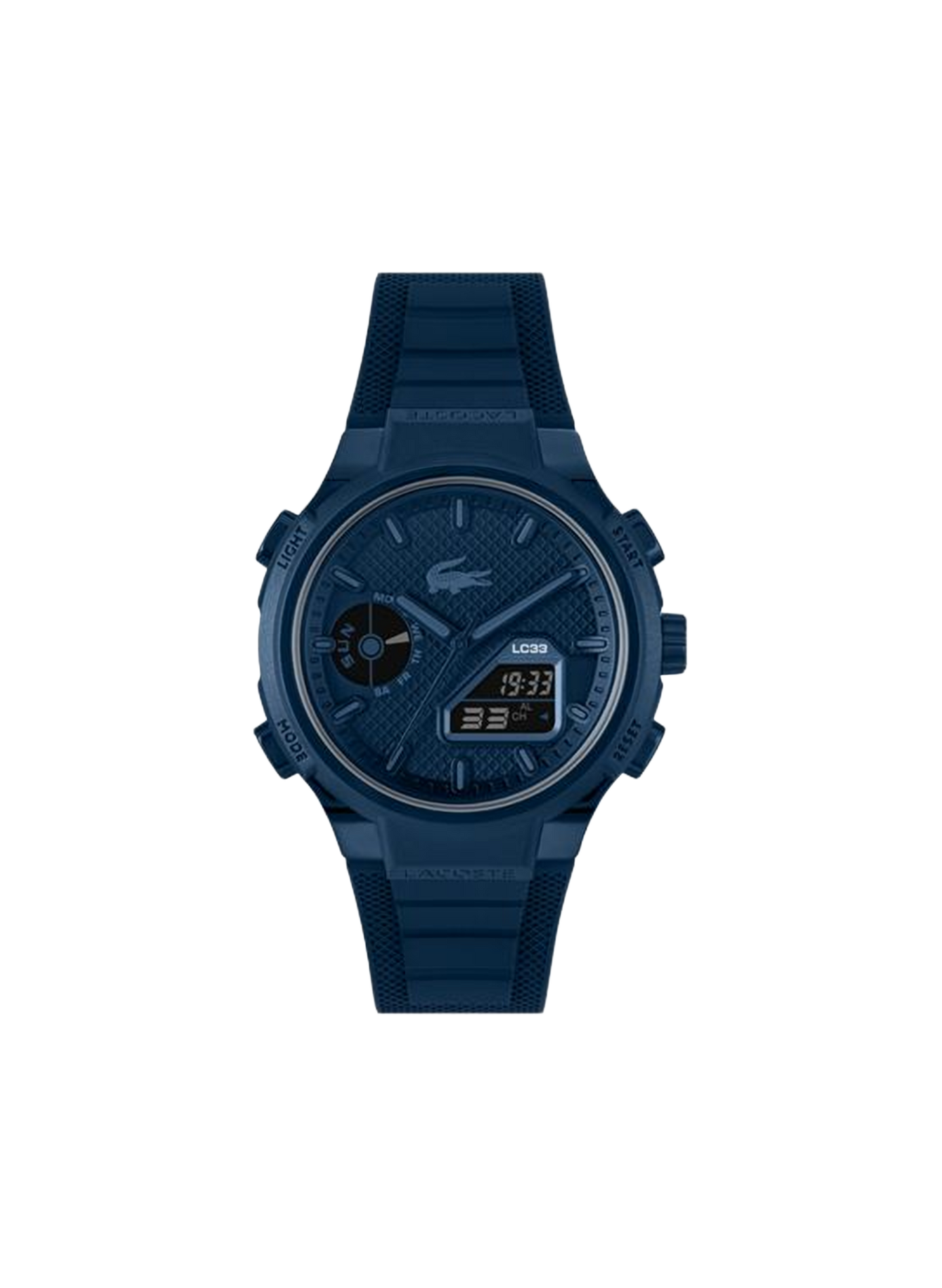 Montre quartz LC33 en silicone LACOSTE MONTRES Bleu