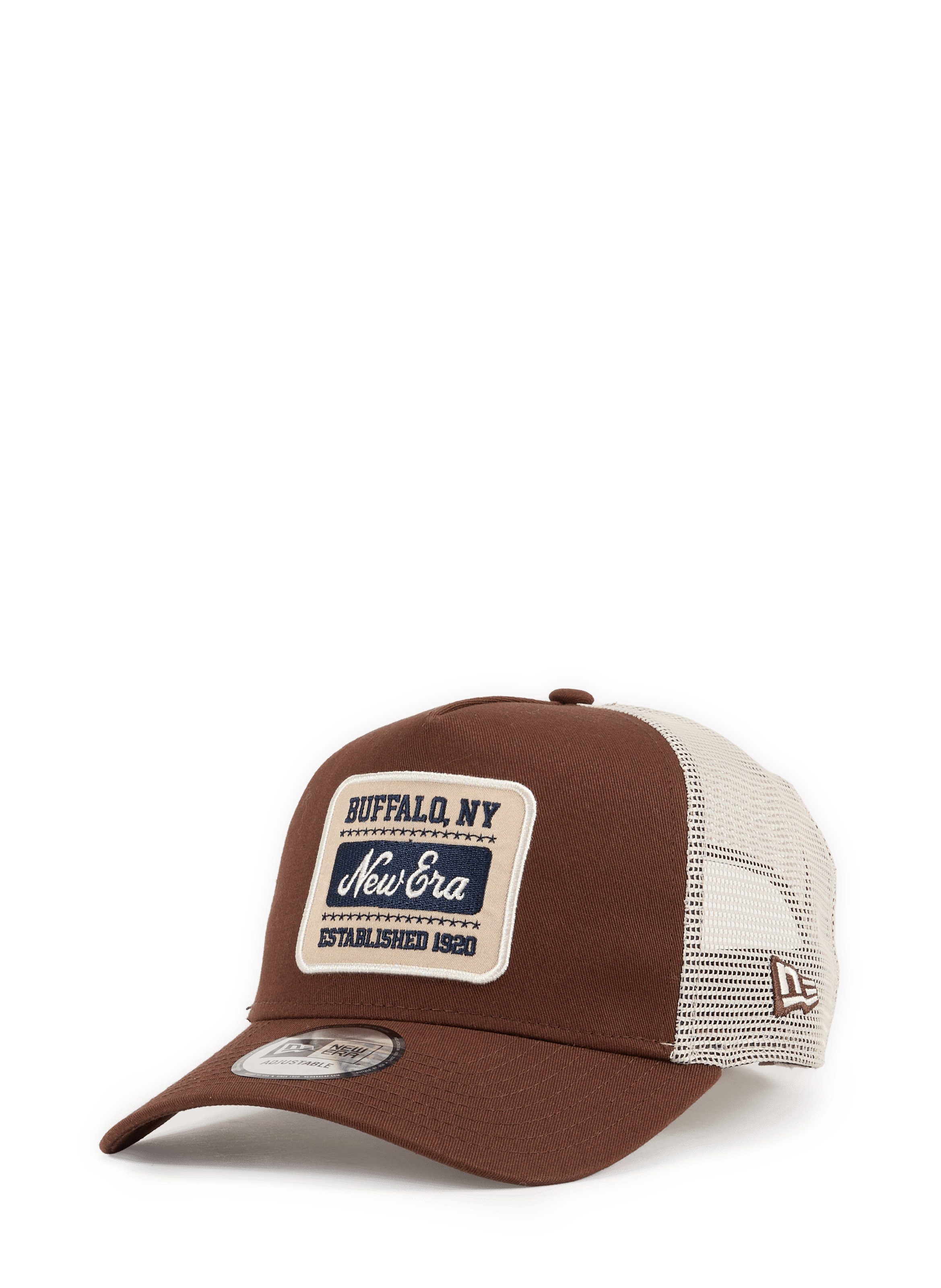 Casquette 9FORTY Patch A-Frame Trucker en coton NEW ERA Marron