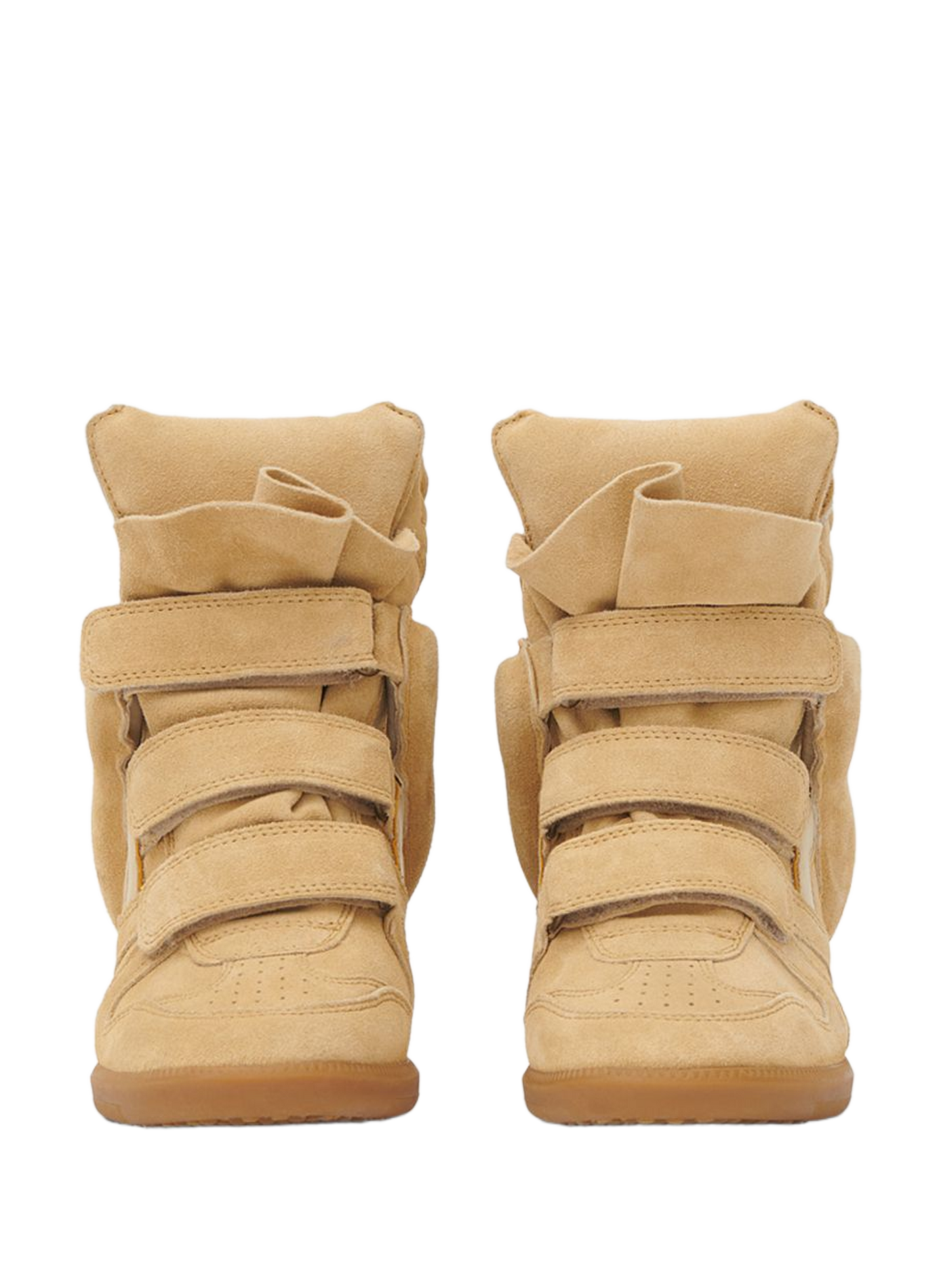 Keil-Sneaker Bekett aus Veloursleder vom Kalb ISABEL MARANT Mehrfarbig