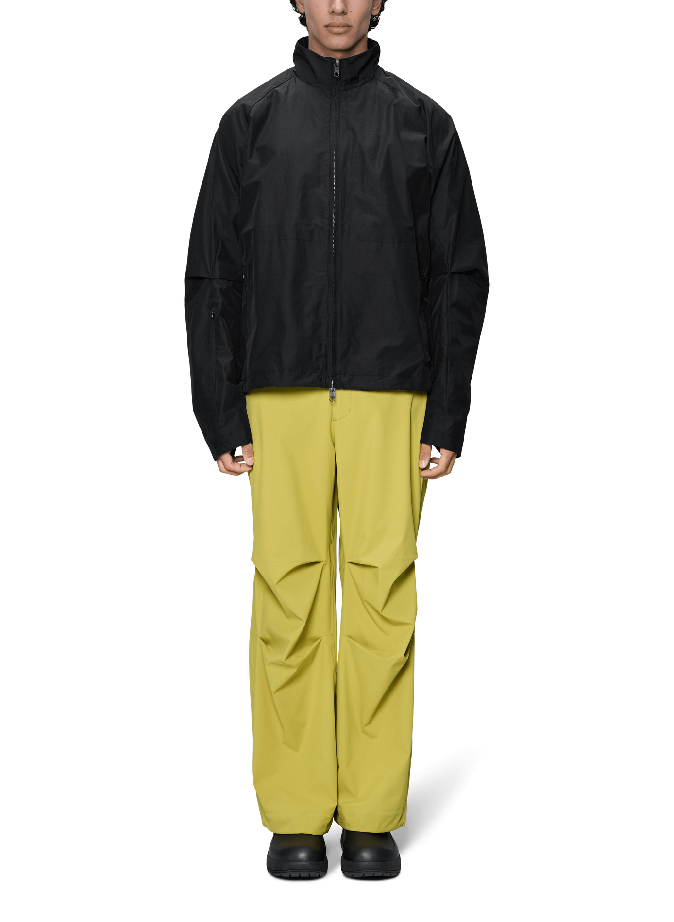 Blouson en coton mélangé RAINS Noir