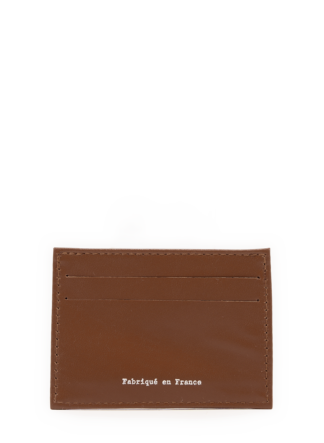 Porte-cartes PM FRA 579 V MINI PC V VERT F en cuir de vachette | Marron SAISON 1865 Homme