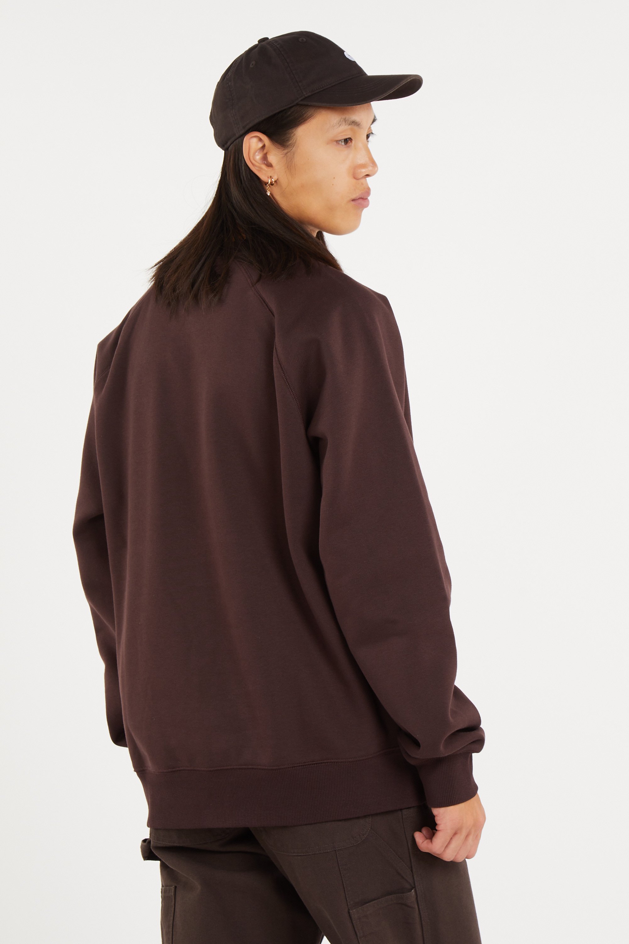 Sweatshirt chase sweat CARHARTT WIP Marron