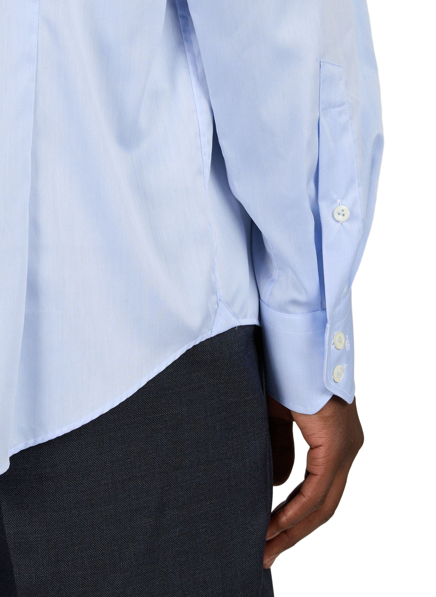 Slim-fit cotton shirt VAN LAACK Blue