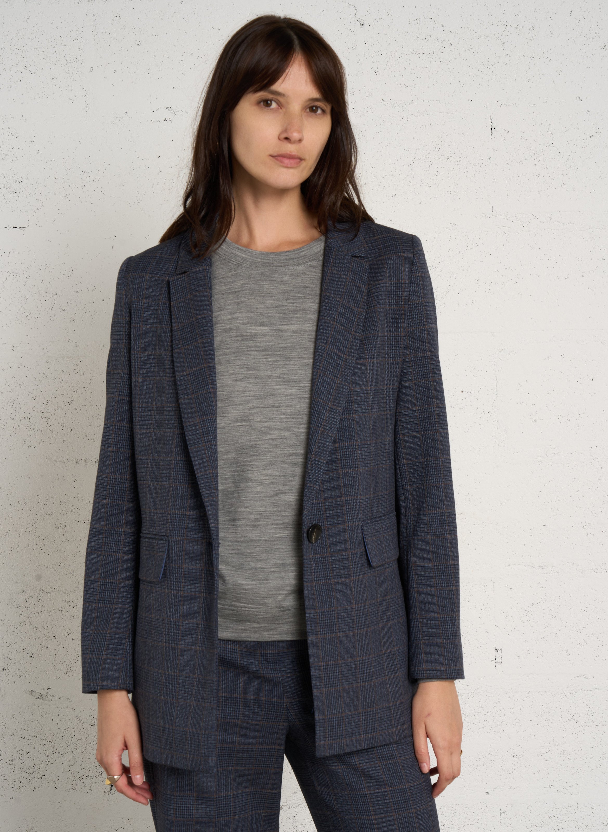 Veste de blazer ample nelia MAISON 123 Gris