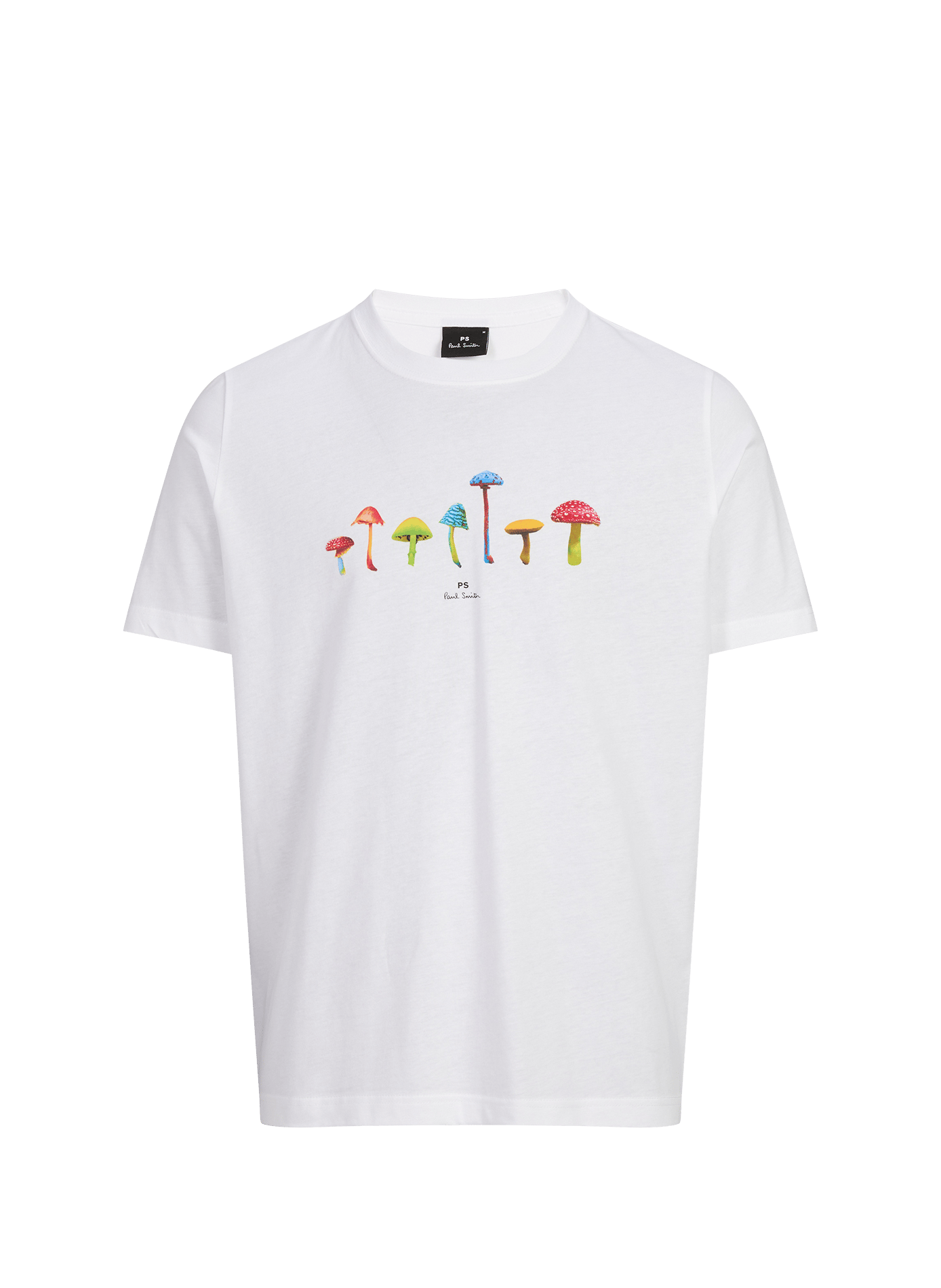 Screen-printed crew-neck T-shirt PAUL SMITH White