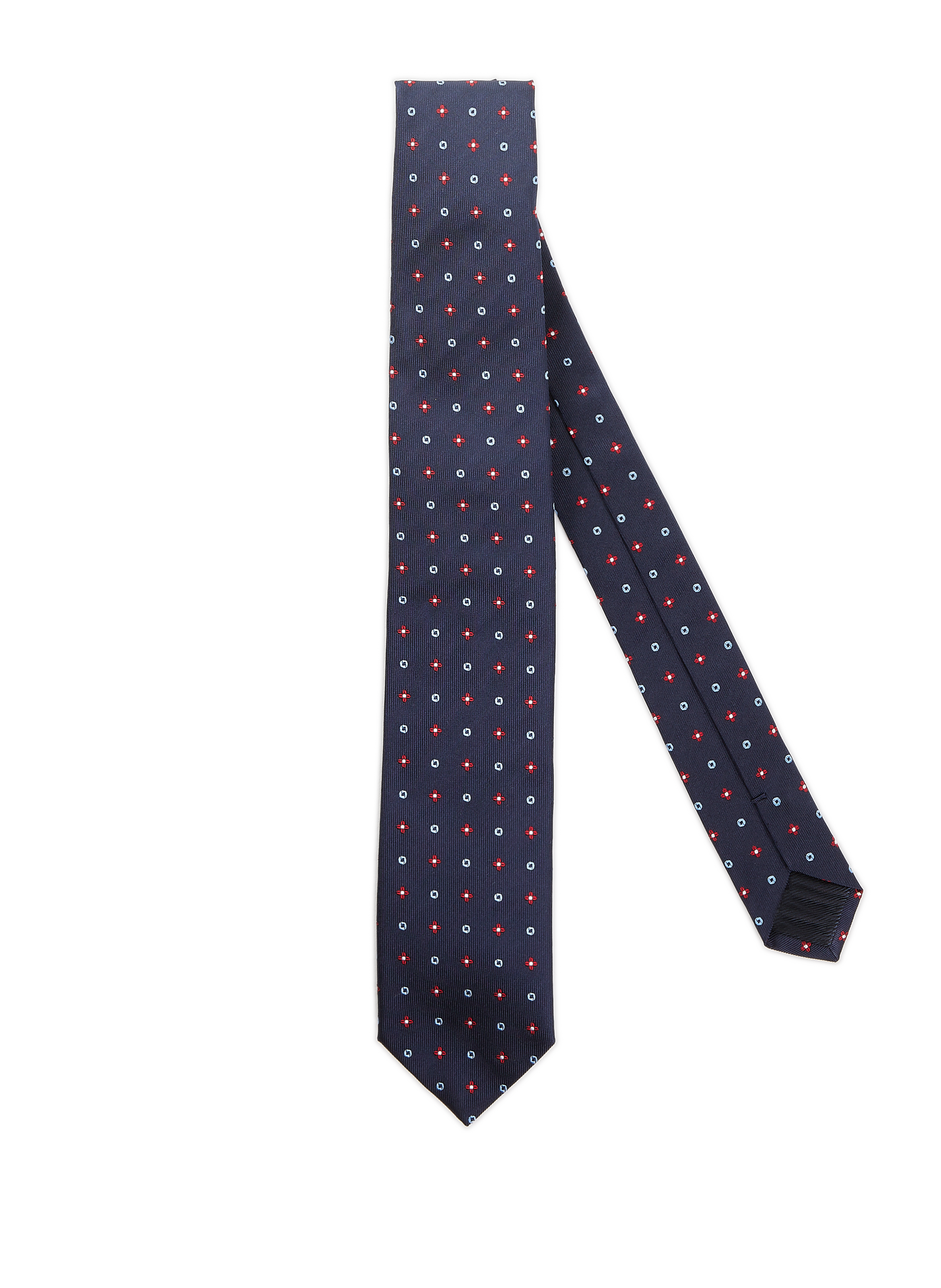AU PRINTEMPS PARIS Striped silk tie Multicolour