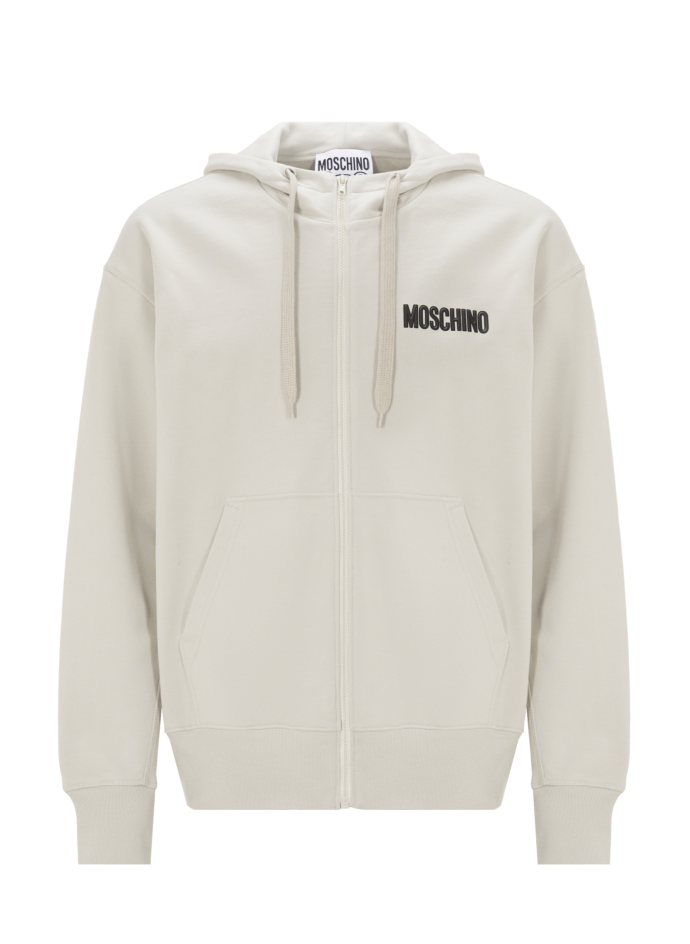 Hoodie zippé en coton