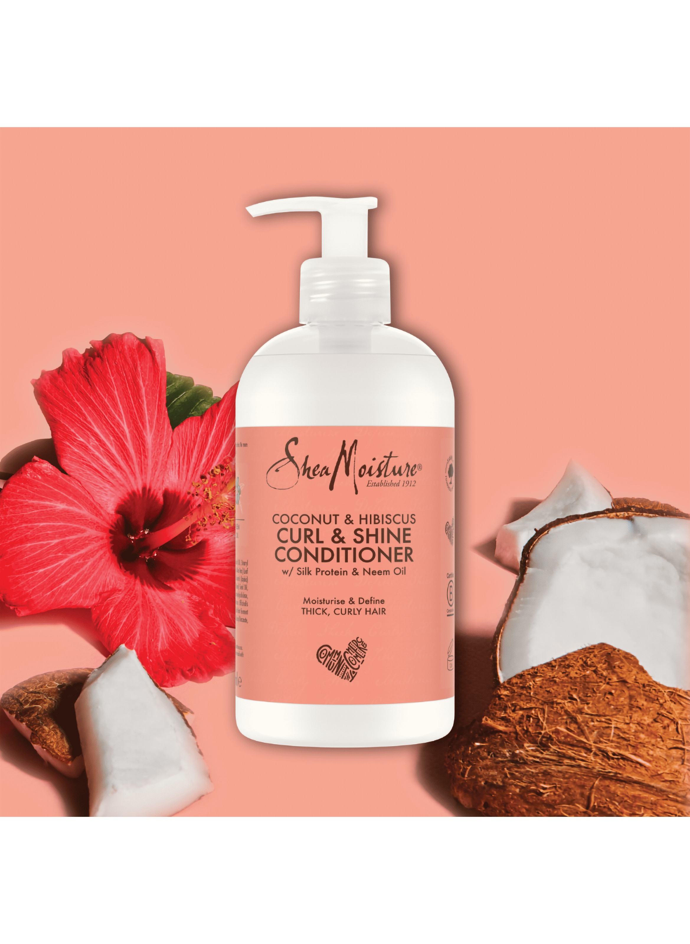 Conditioner Revitalizing Curls and Shine - Coconut & Hibiscus SHEA MOISTURE No color