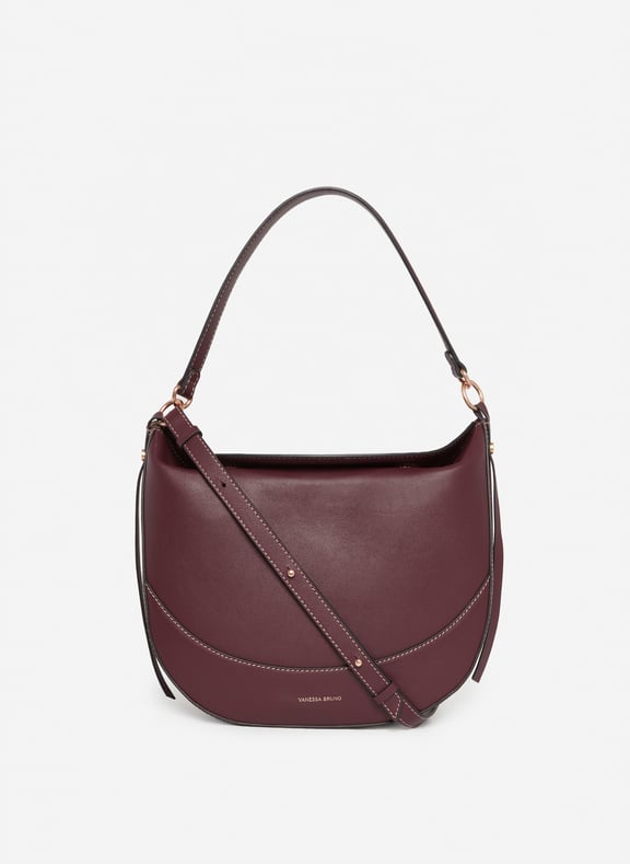 Grand sac daily en cuir Rouge by VANESSA BRUNO VANESSA BRUNO Grand sac daily en cuir Rouge