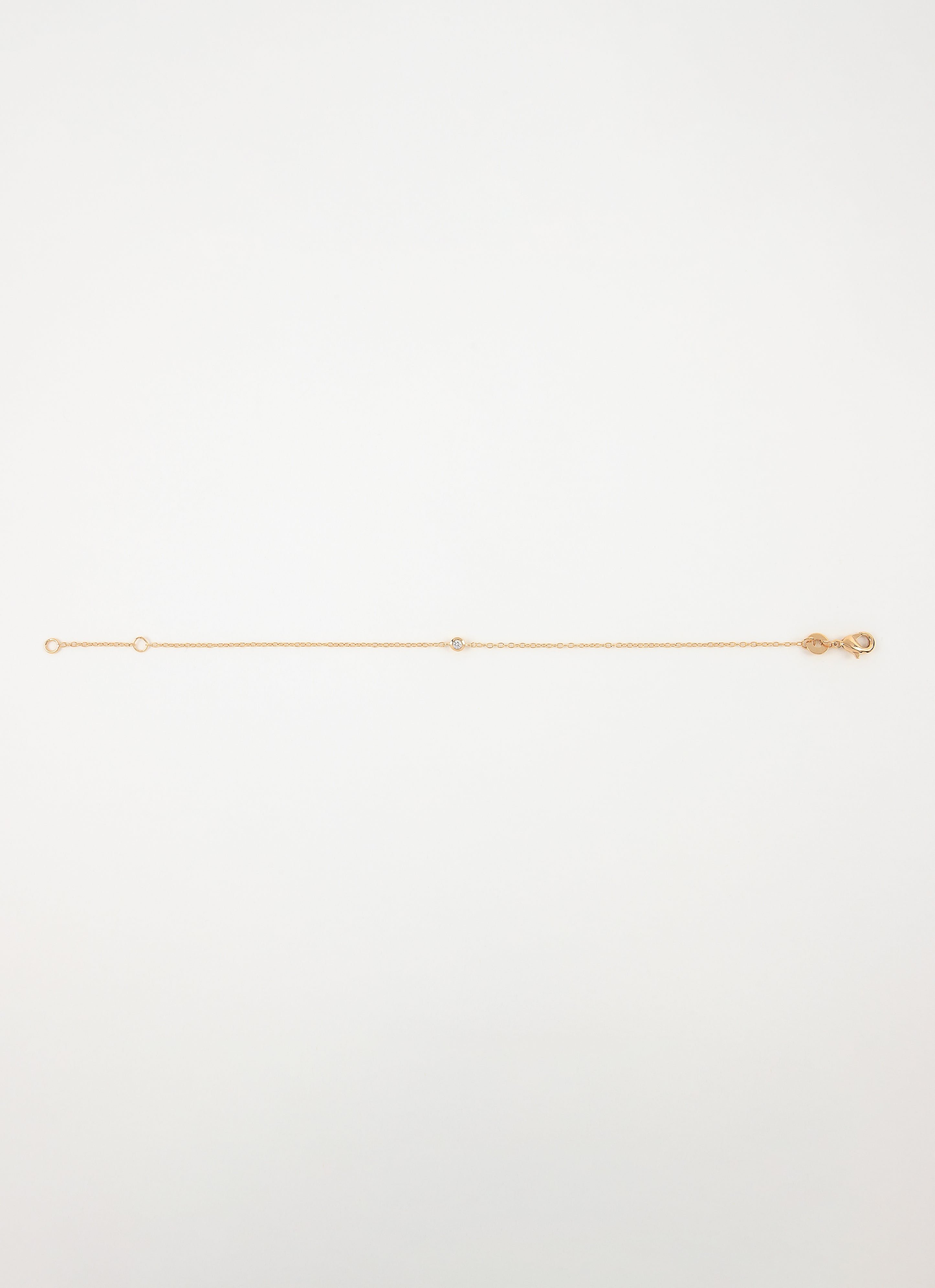 Bracelet solitaire esmée plaqué or ANNA SOTTILOTTA Doré