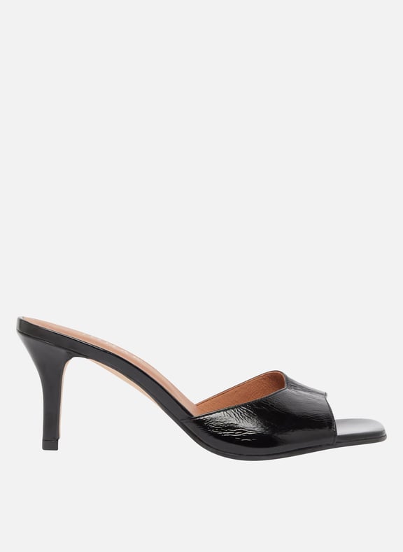 Mules vernies à talons vertigo Noir by JONAK JONAK Mules vernies à talons vertigo Noir