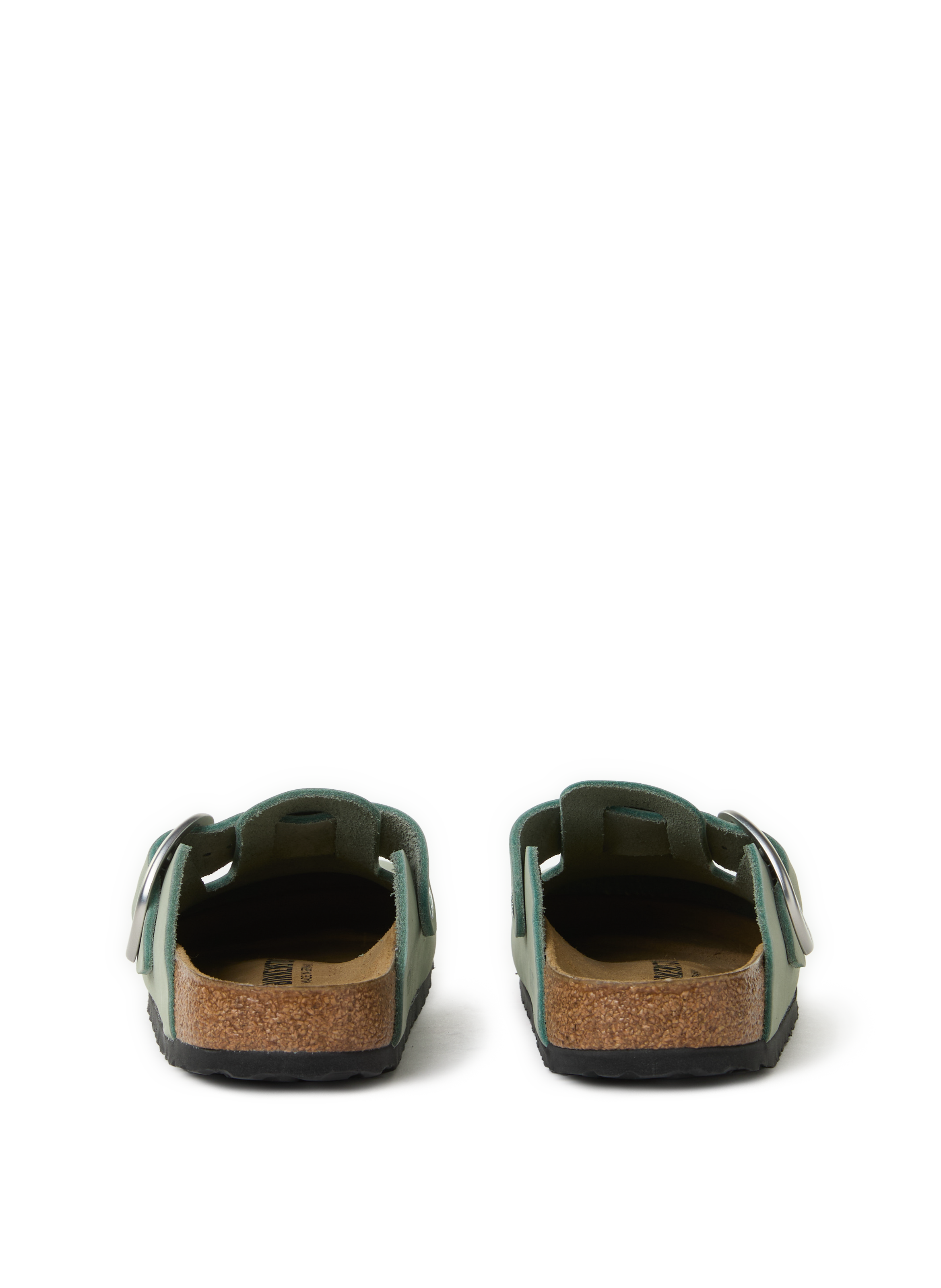 Boston leather mules BIRKENSTOCK Blue