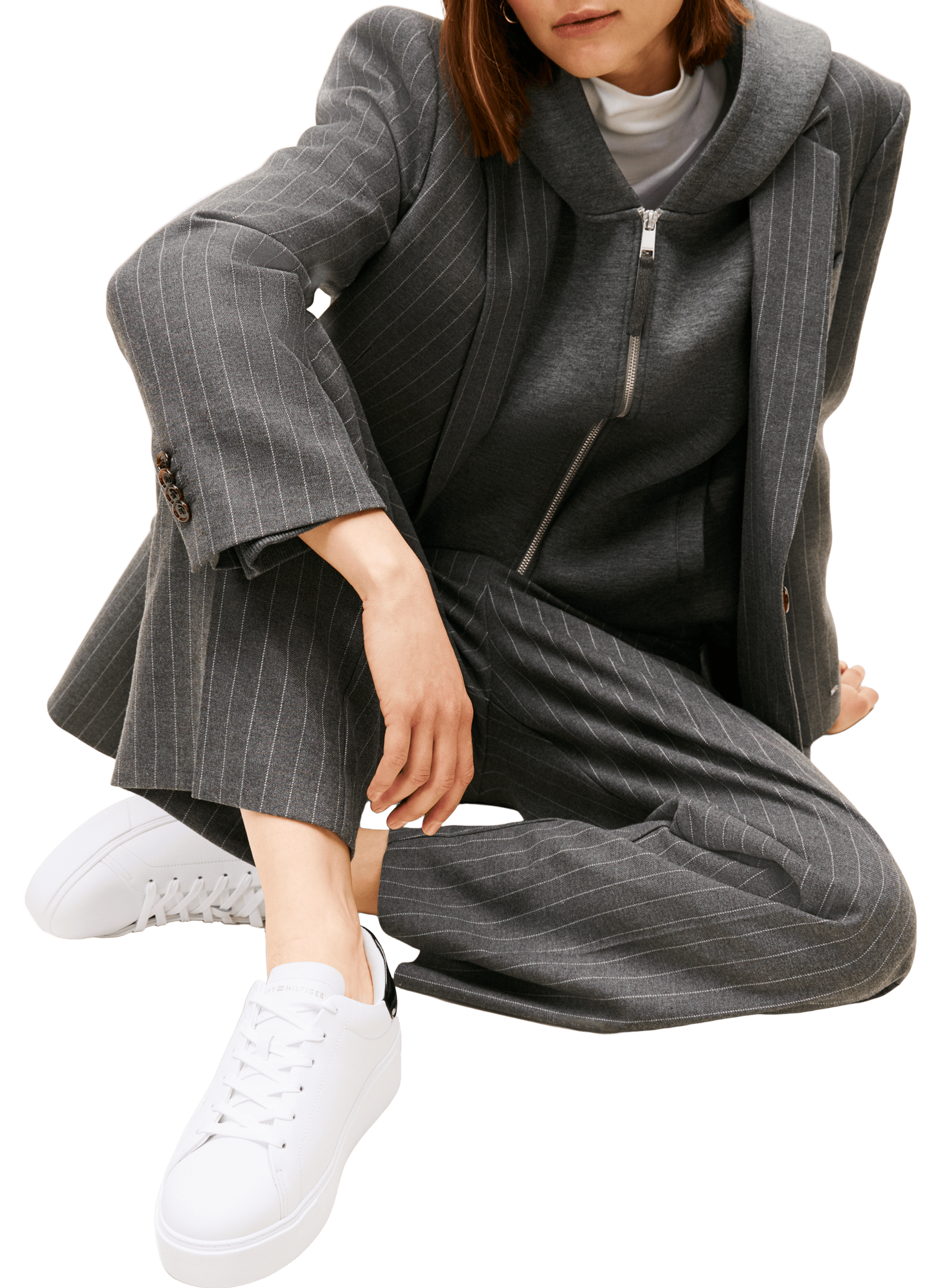 Leather sneakers TOMMY HILFIGER White