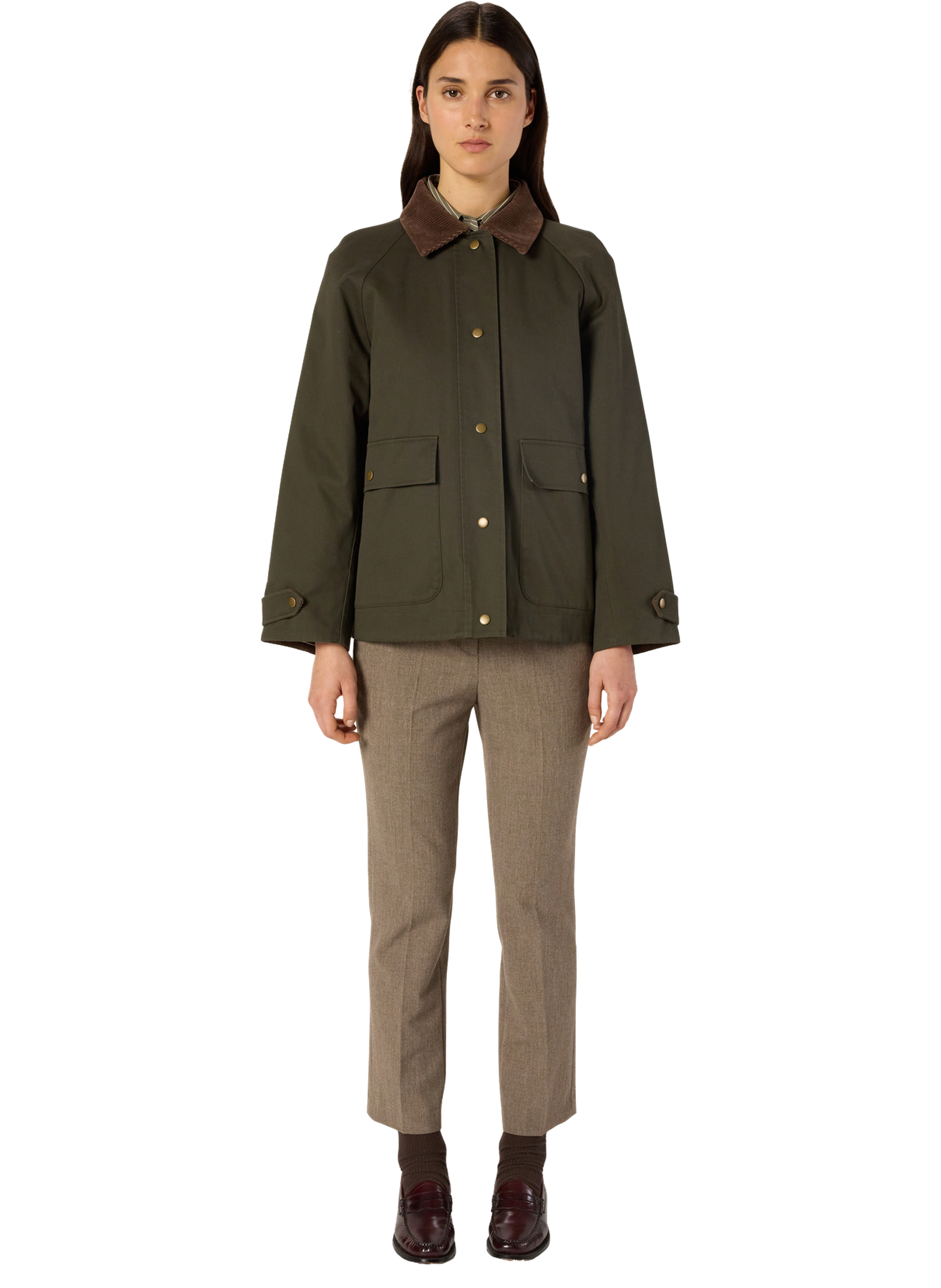 Parka à col en velours - xana GERARD DAREL Vert