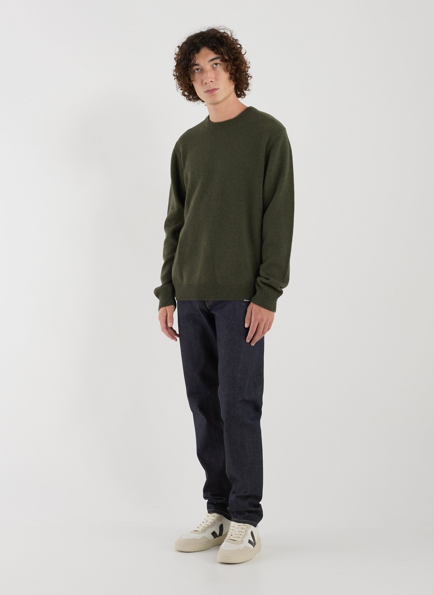 Wool-blend round-neck jumper CARHARTT WIP Green