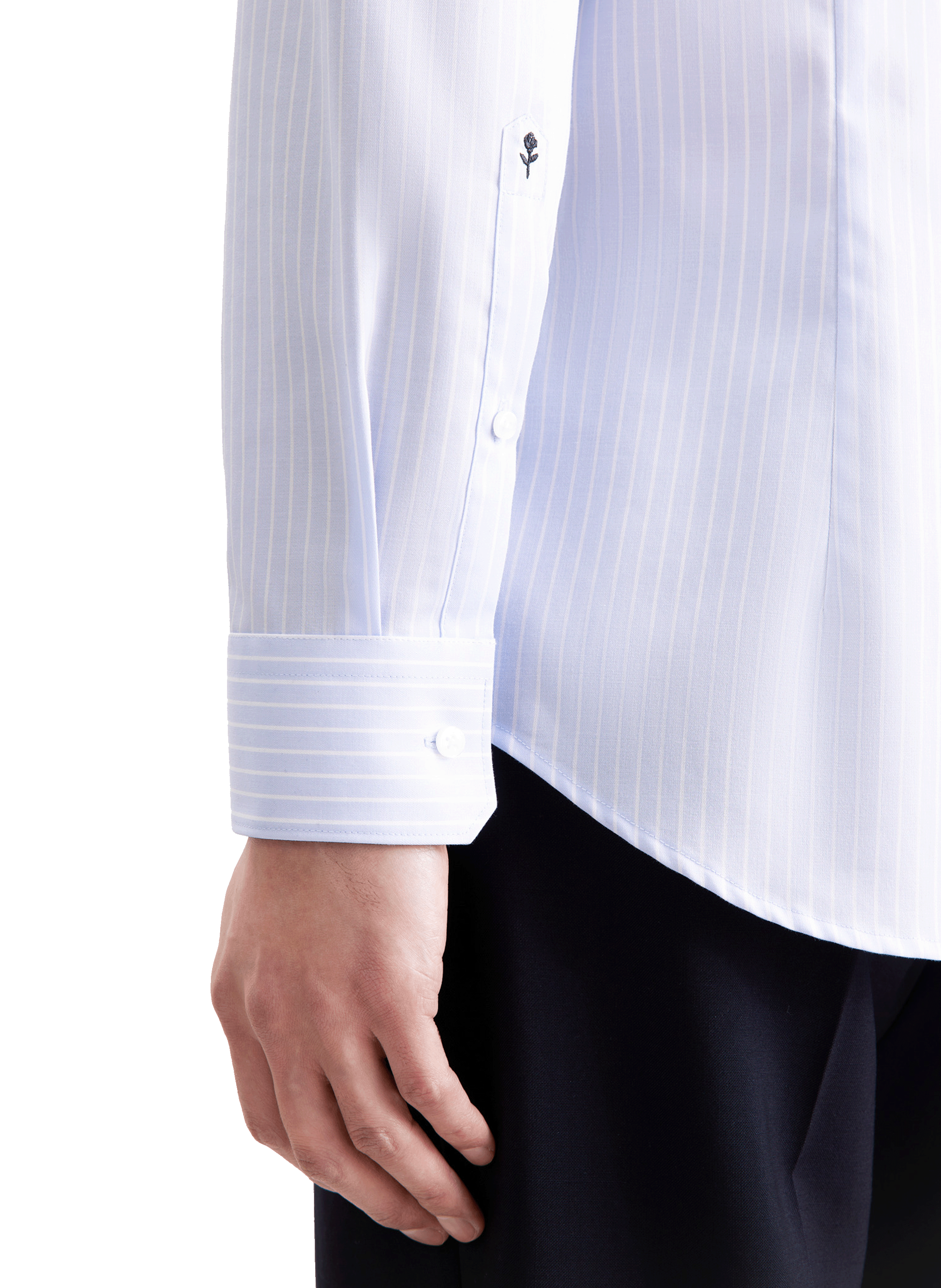 Linen shirt SEIDENSTICKER Blue