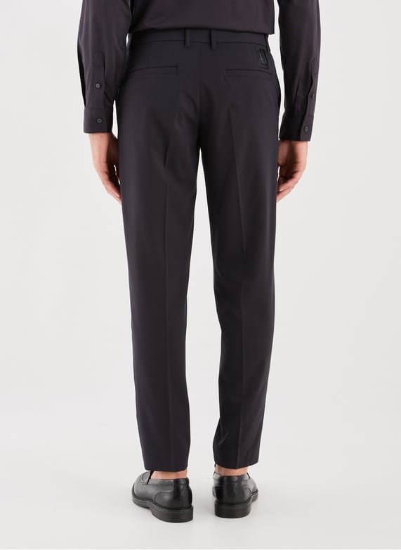 Straight chino trousers | Blue by ARMANI EXCHANGE Straight chino trousers Blue