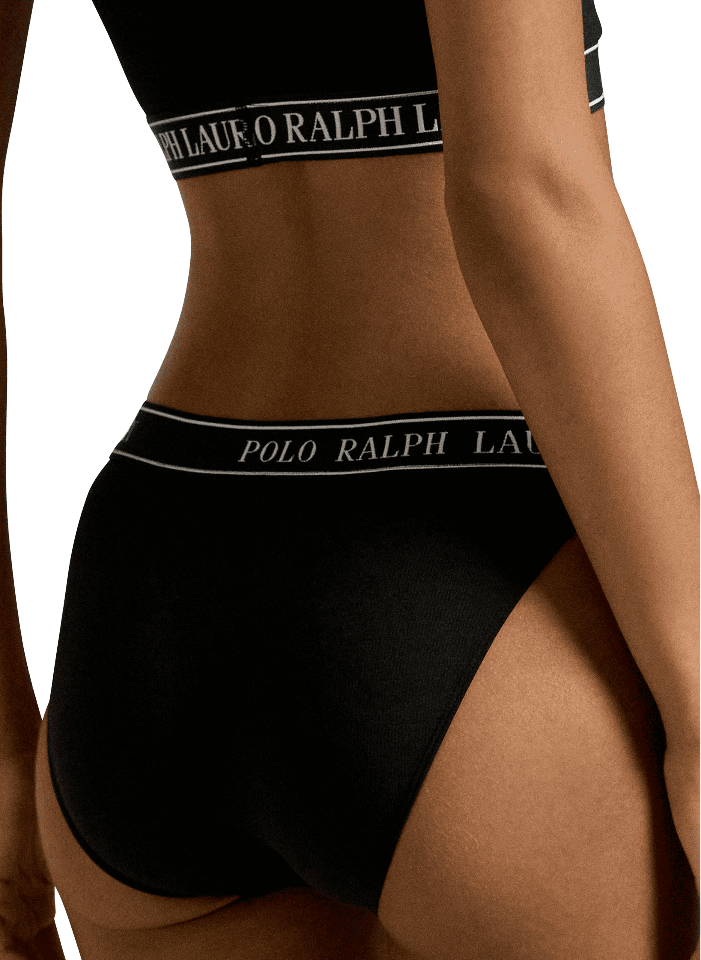 Culotte à logo en coton mélangé POLO RALPH LAUREN Noir