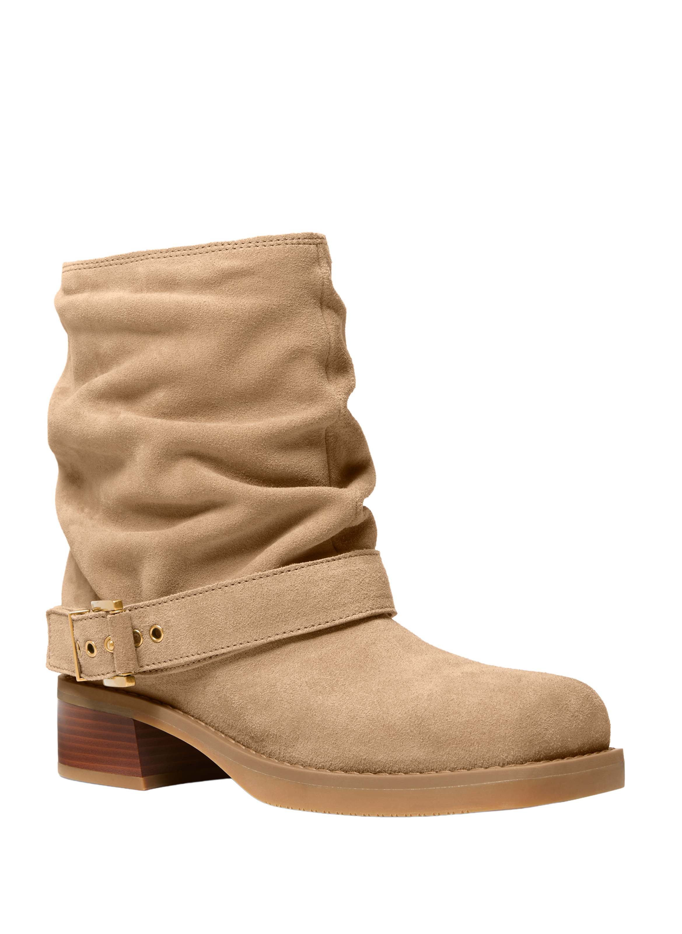 Ankle boots with silver tips MICHAEL KORS Brown