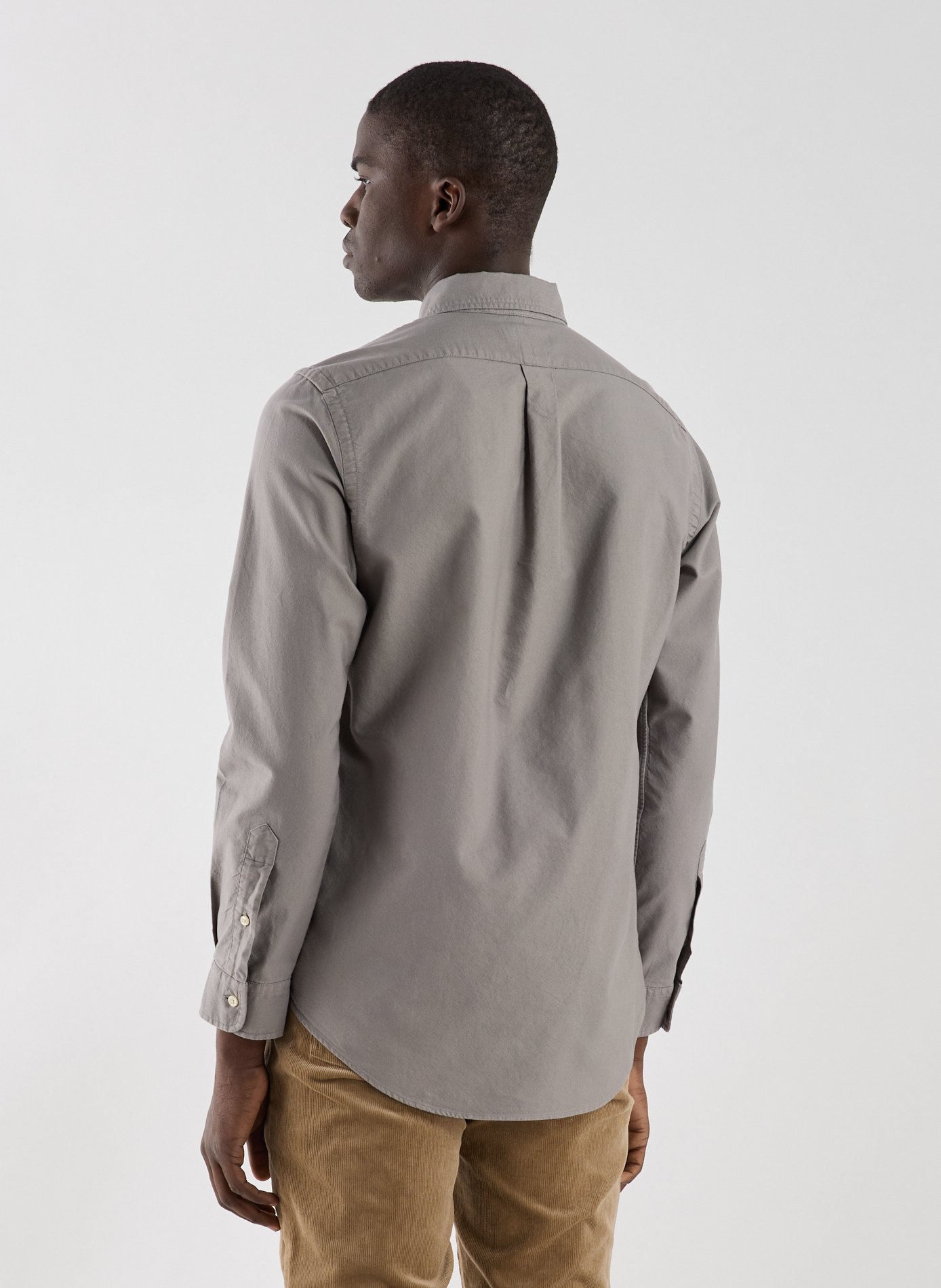 Chemise en coton POLO RALPH LAUREN Gris