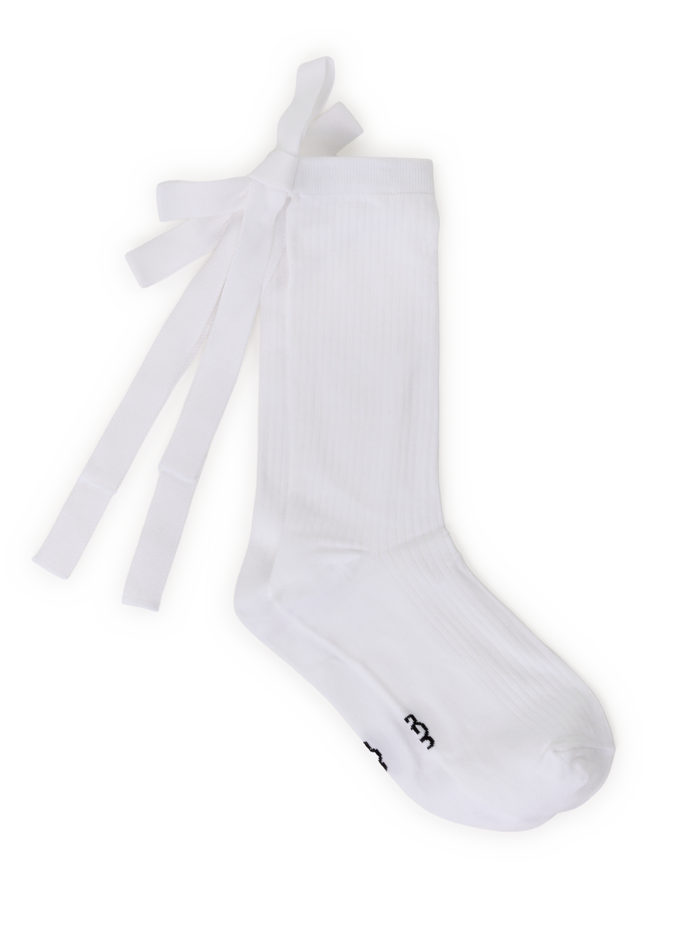UGG Mid-high socks with bow in blended cotton White