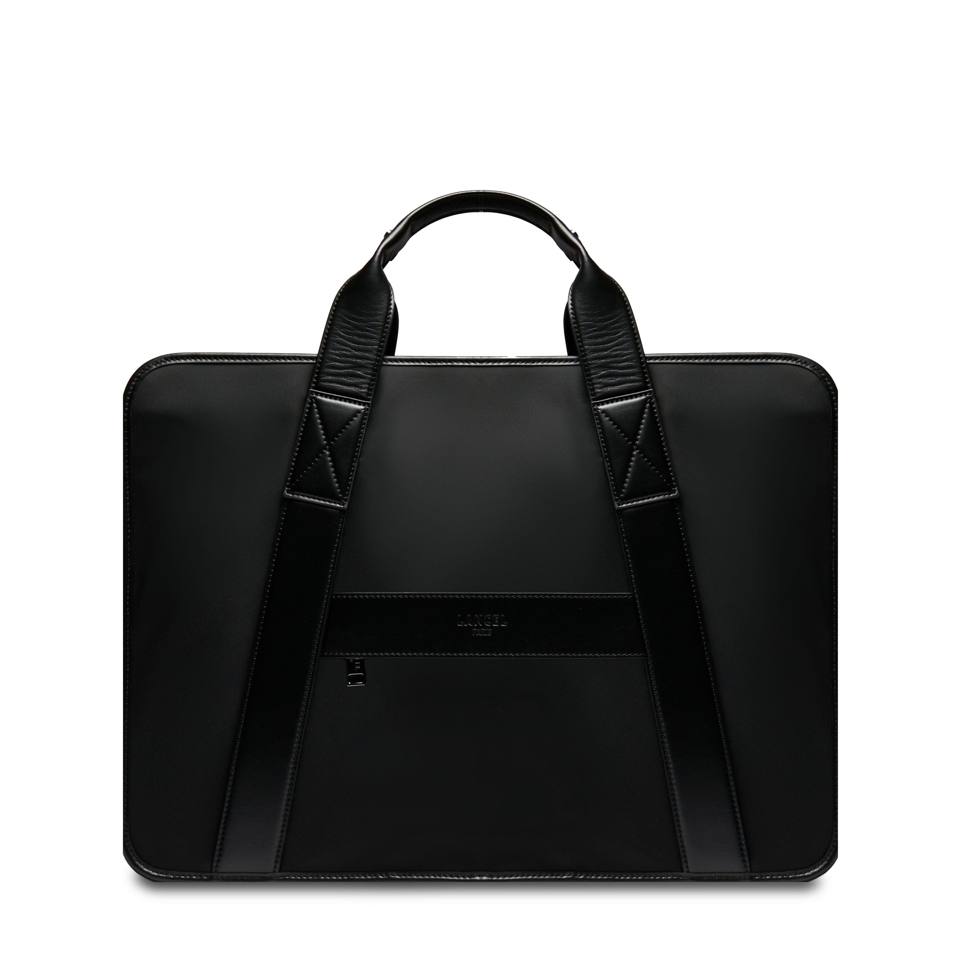 Sac weekend zippé 45 mistral de lancel en nylon LANCEL Noir