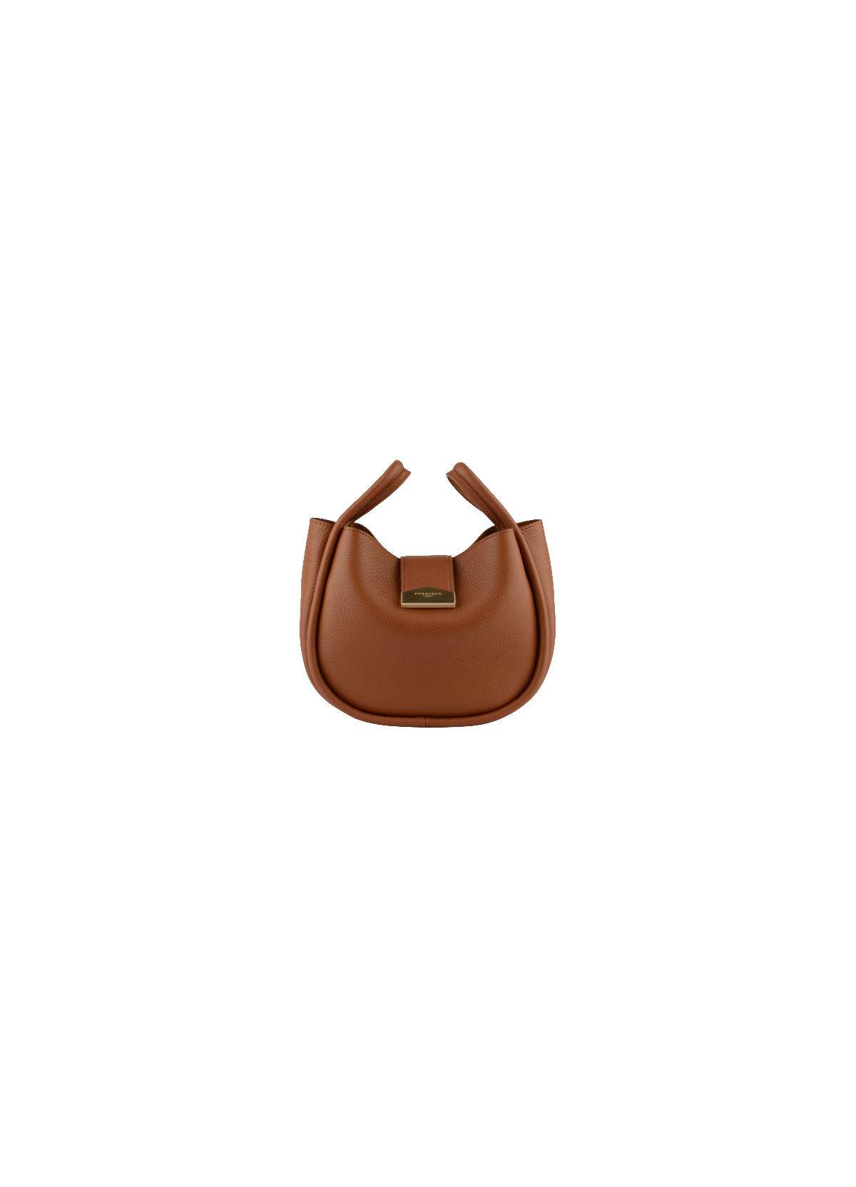 Liane | Sac porté épaule PM en cuir de vachette POURCHET Marron