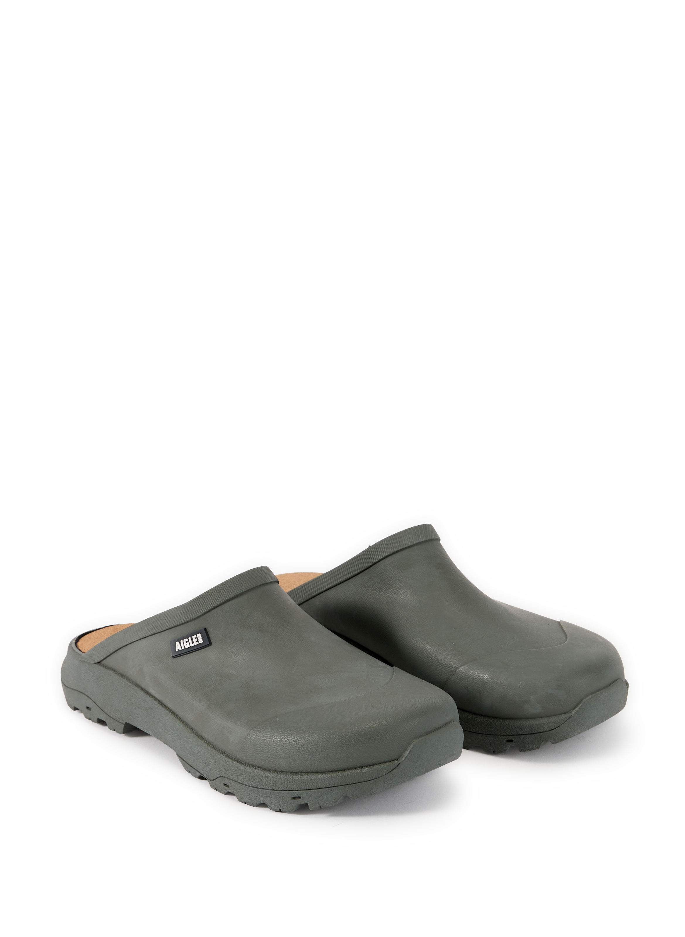 Rubber Corlay Mules AIGLE Khaki