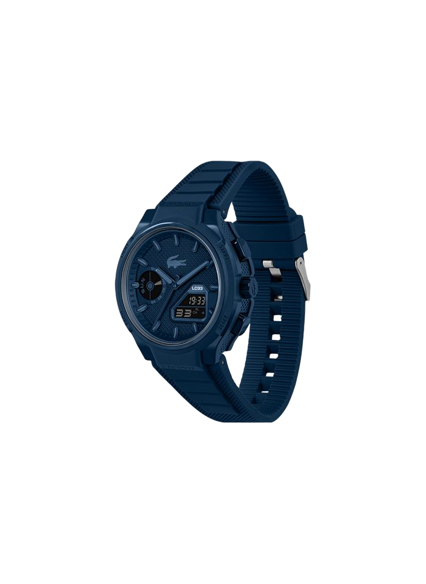 Montre quartz LC33 en silicone LACOSTE MONTRES Bleu