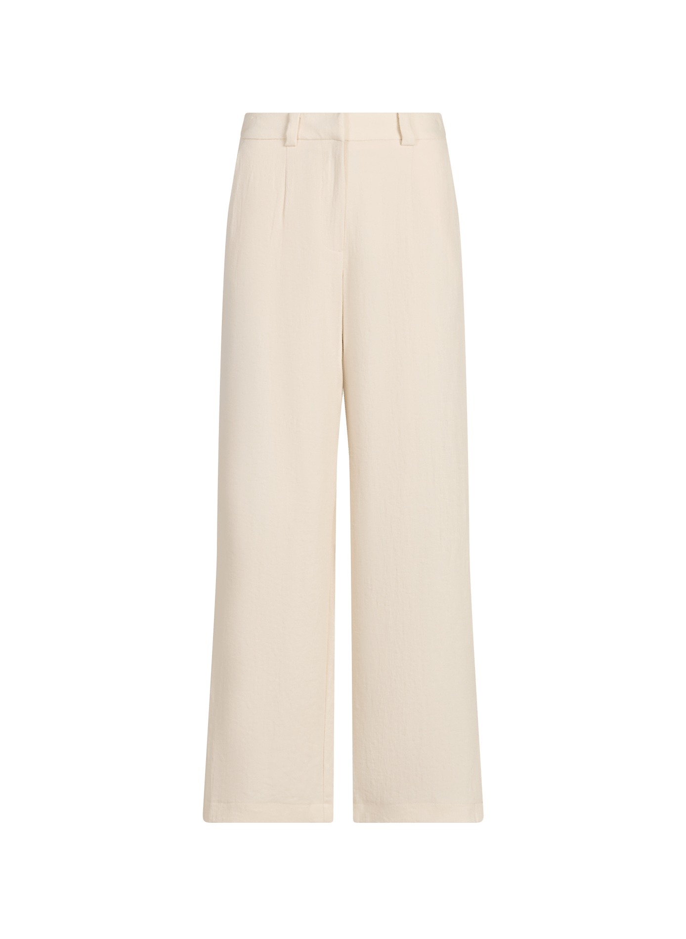 Solid Flowy Pants VILA Beige