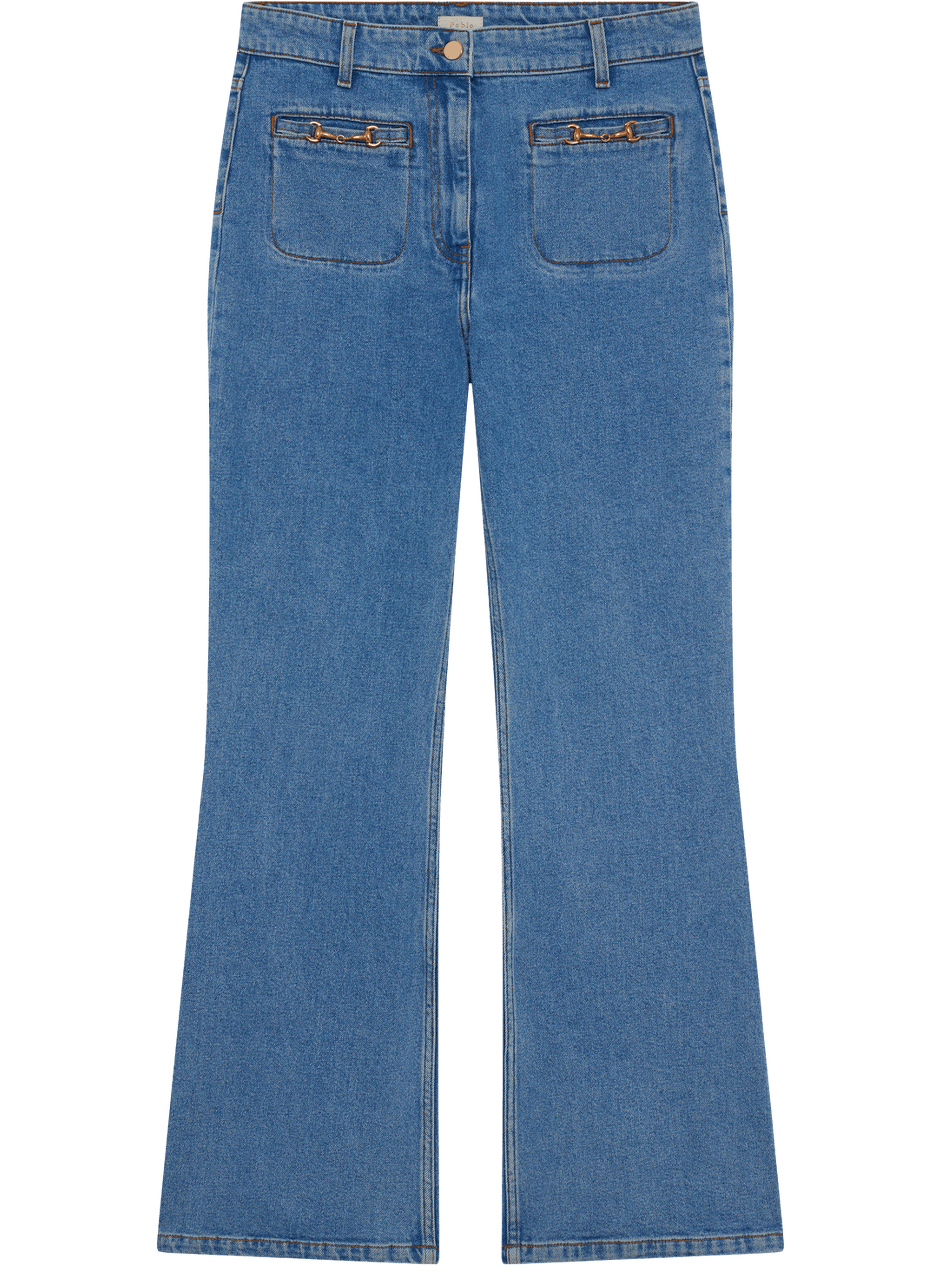 Jean bootcut à mors - brina PABLO Bleu